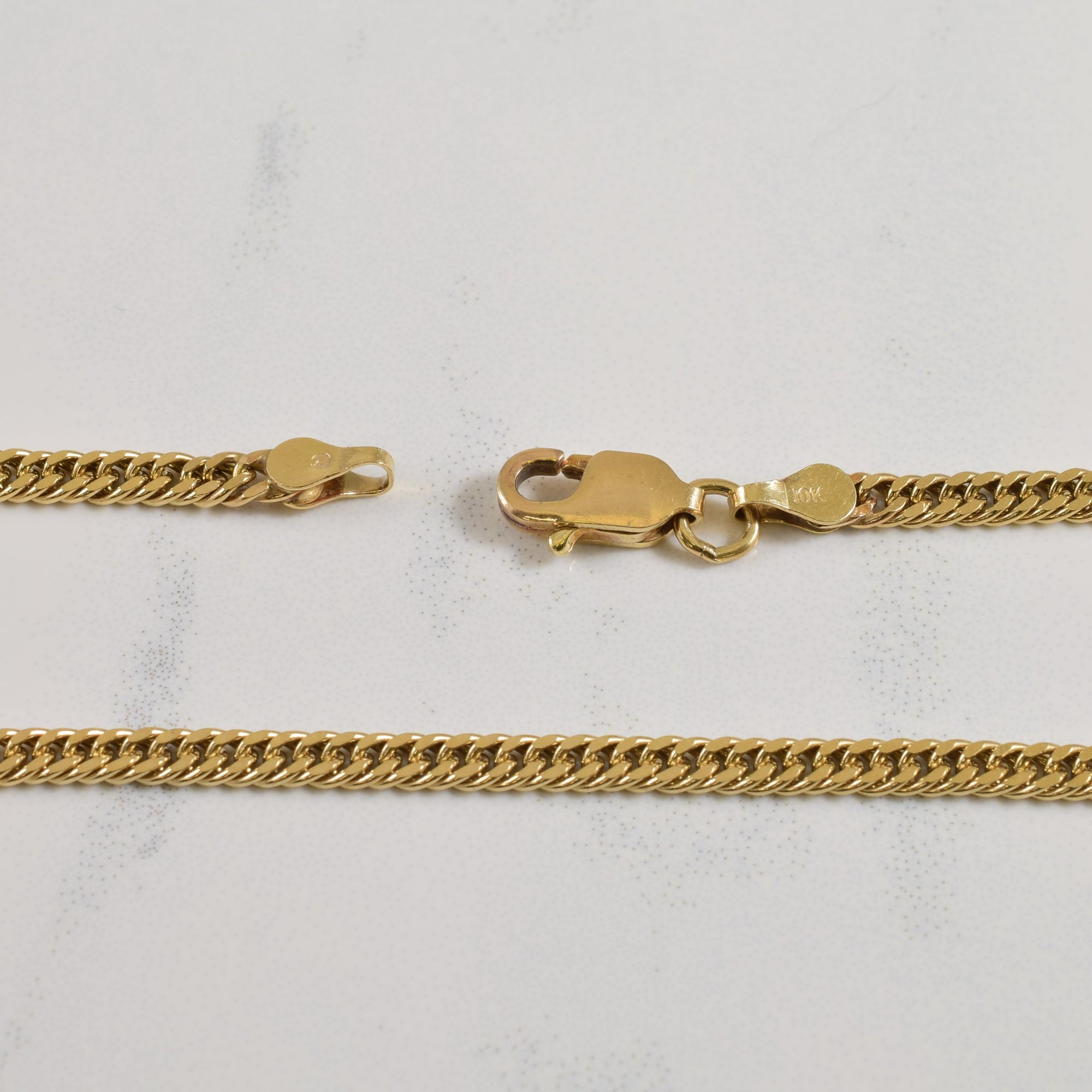 10k Yellow Gold Curb Chain | 20