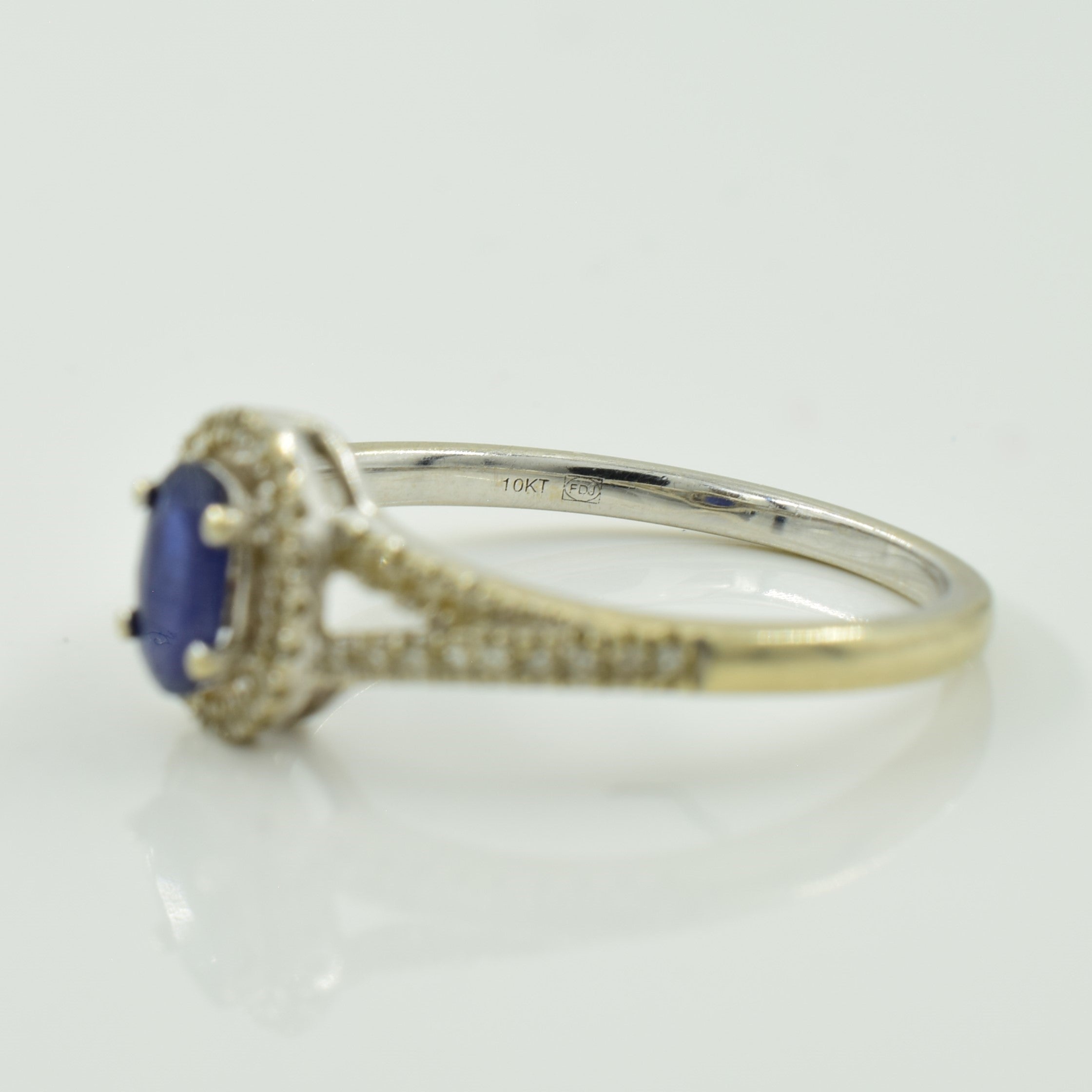 Sapphire & Diamond Ring | 0.50ct, 0.23ctw | SZ 7 |