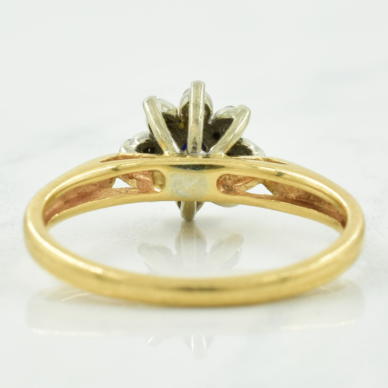 Sapphire & Diamond Ring | 0.12ct, 0.08ctw | SZ 5 |