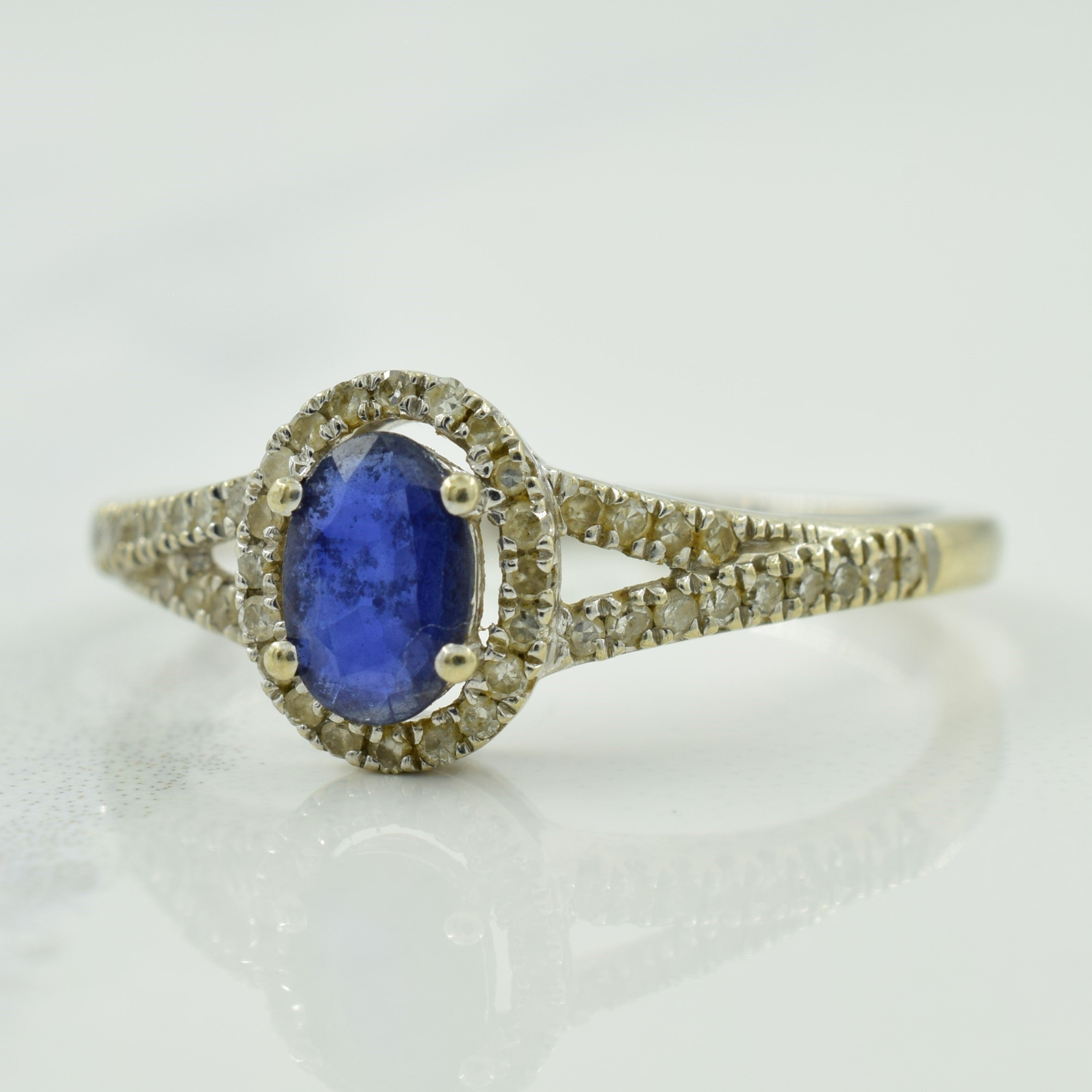 Sapphire & Diamond Ring | 0.50ct, 0.23ctw | SZ 7 |