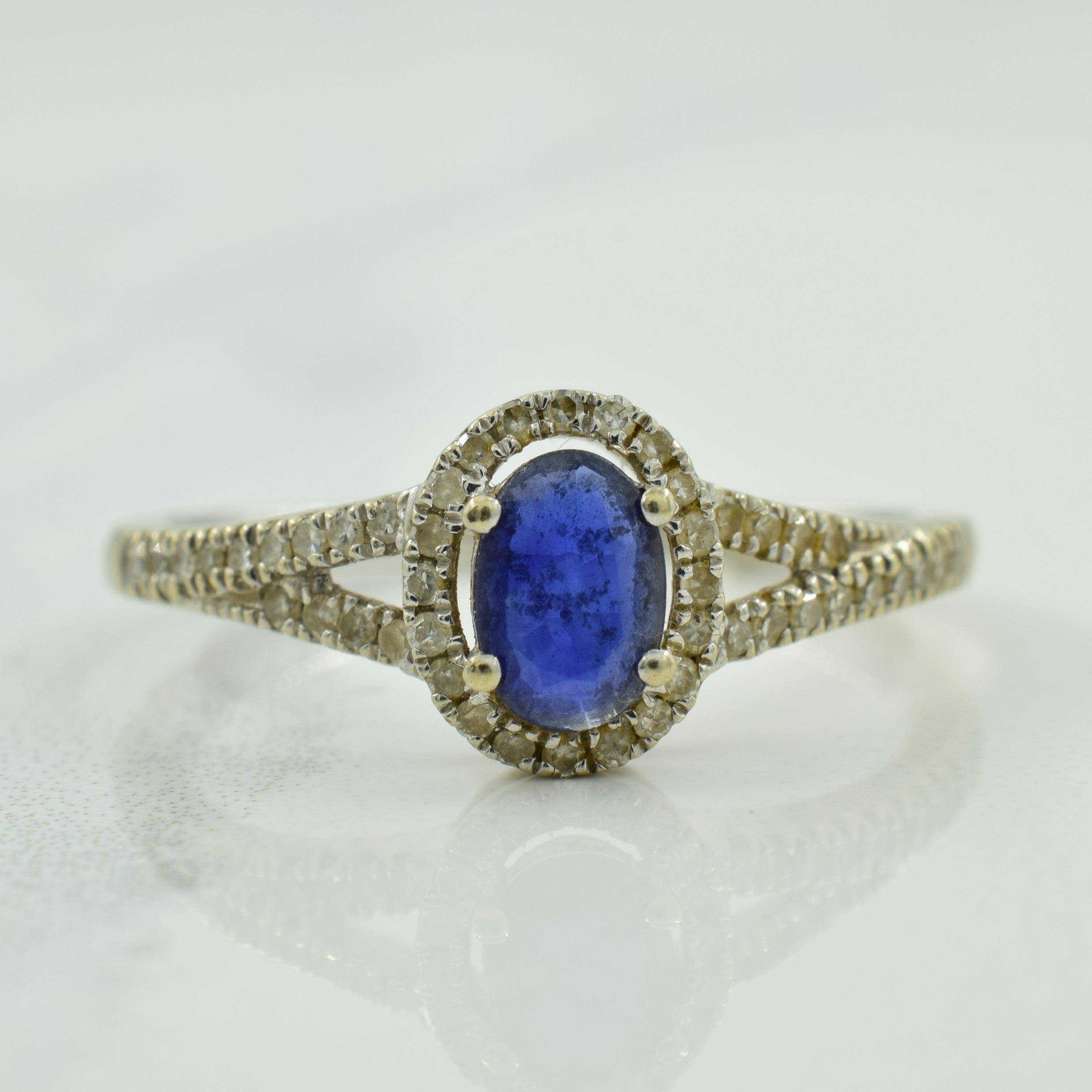 Sapphire & Diamond Ring | 0.50ct, 0.23ctw | SZ 7 |
