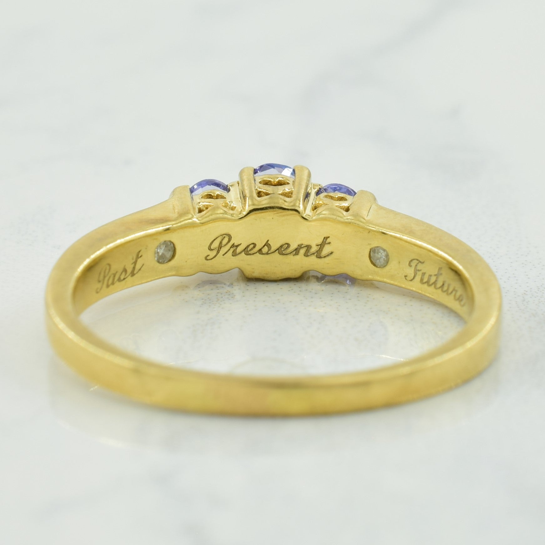 Tanzanite & Diamond Ring | 0.55ctw, 0.06ctw | SZ 9 |