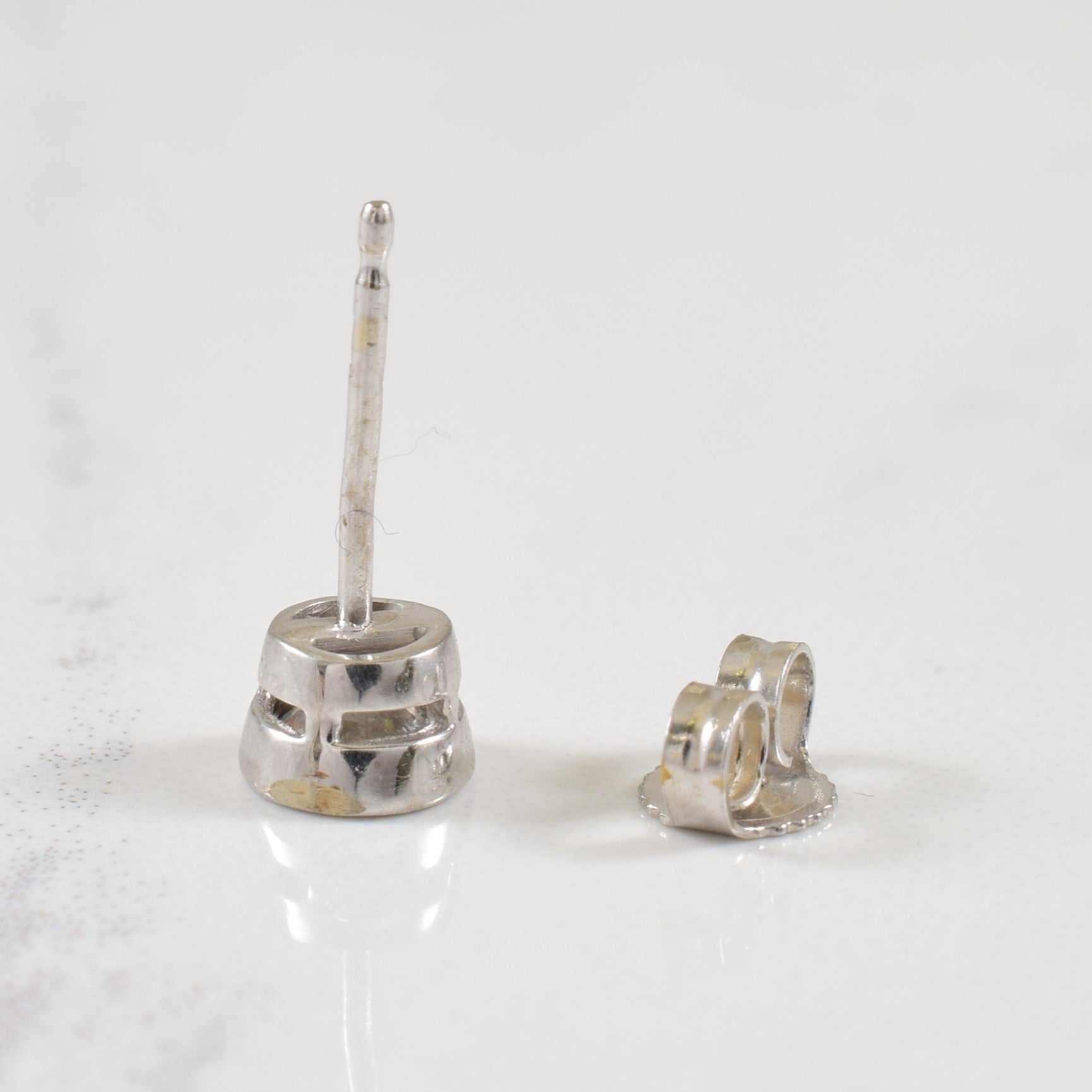 Bezel Set Diamond Stud Earrings | 0.54ctw |