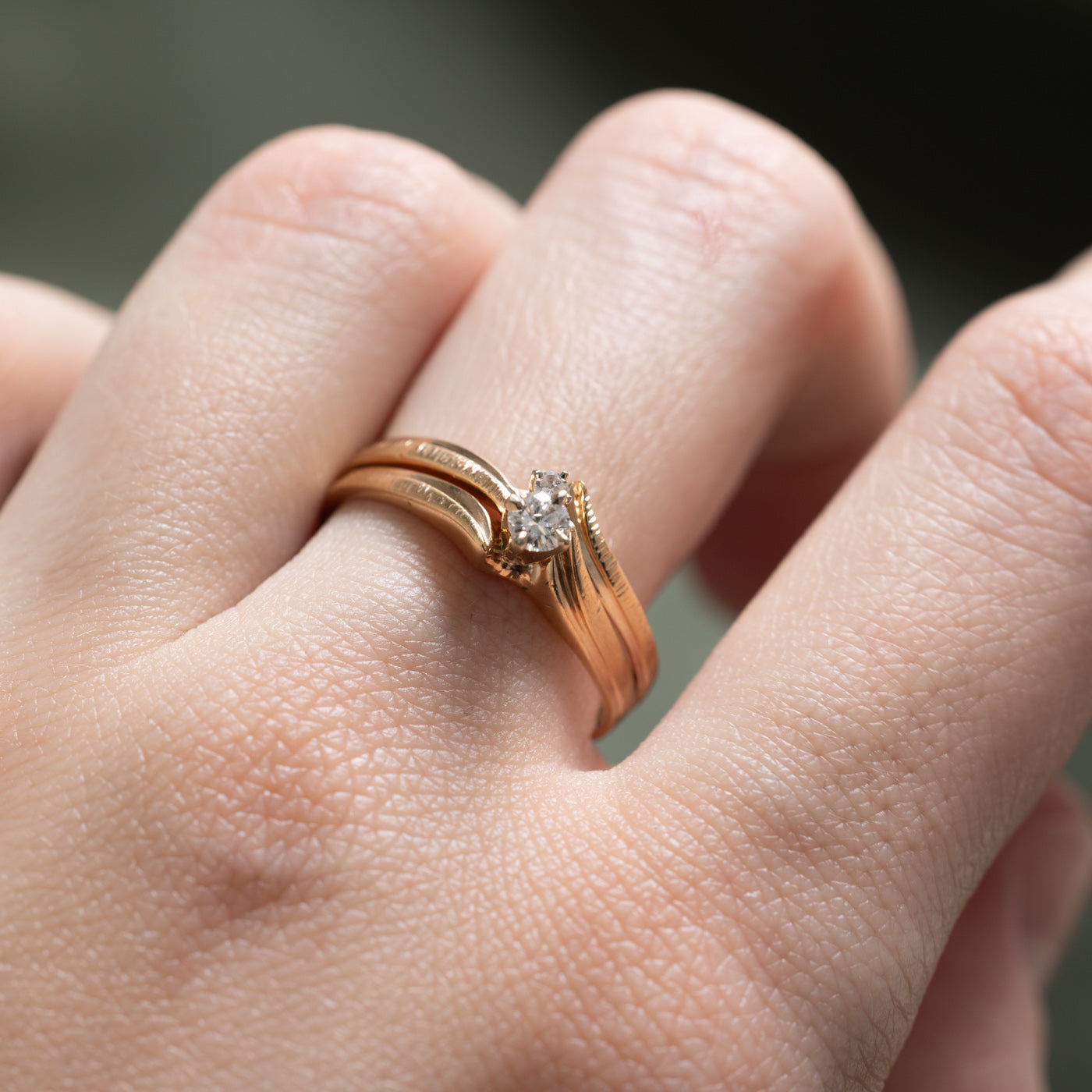 Two Stone Diamond Ring | 0.13ctw | SZ 8
