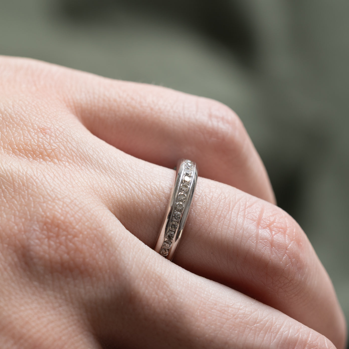Channel Set Semi Eternity Diamond Band | 0.50ctw | SZ 5