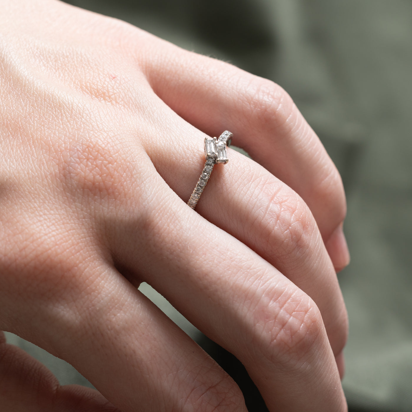 Double Baguette Diamond Ring | 0.46ctw | SZ 6