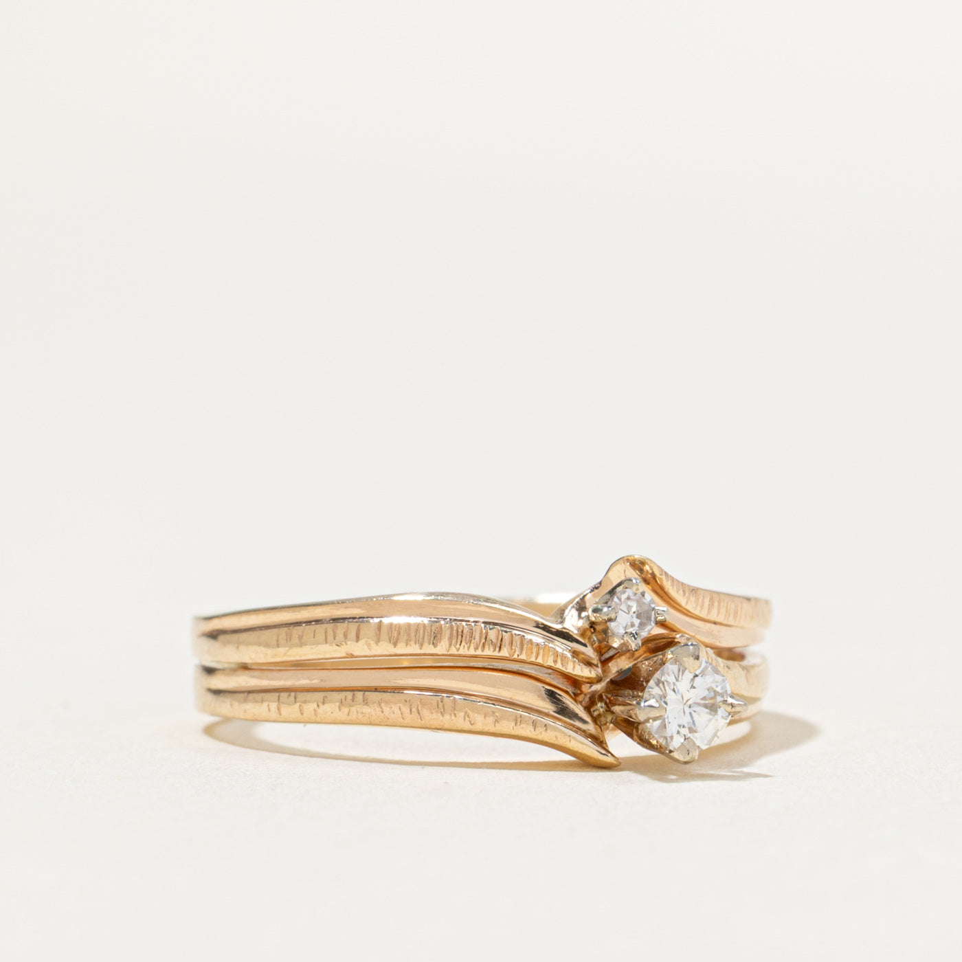 Two Stone Diamond Ring | 0.13ctw | SZ 8