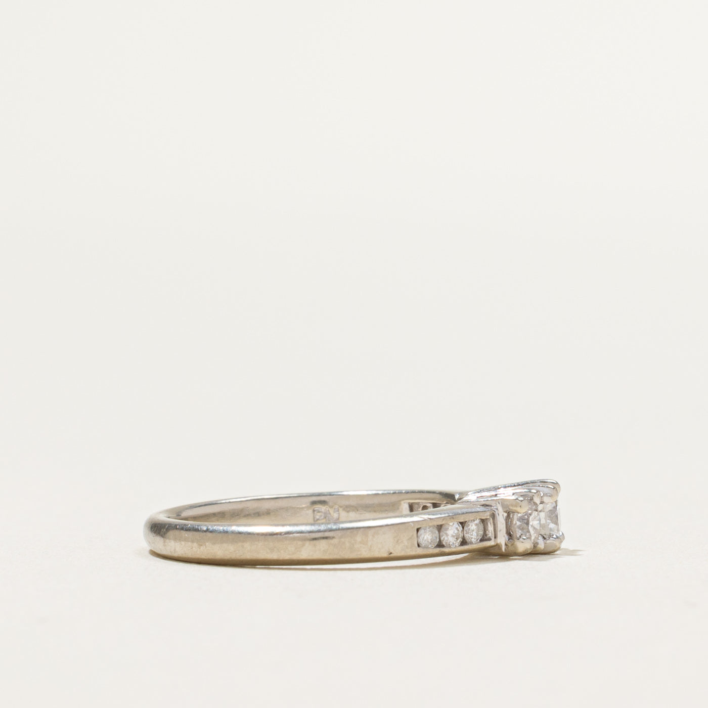 Three Stone Diamond Accented Ring | 0.32ctw | SZ 4.25