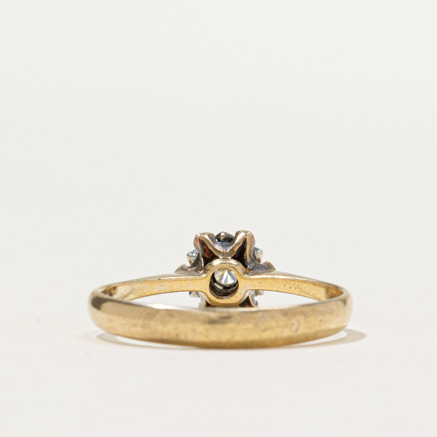 Solitaire High Set Diamond Ring | 0.20ct | SZ 6.5