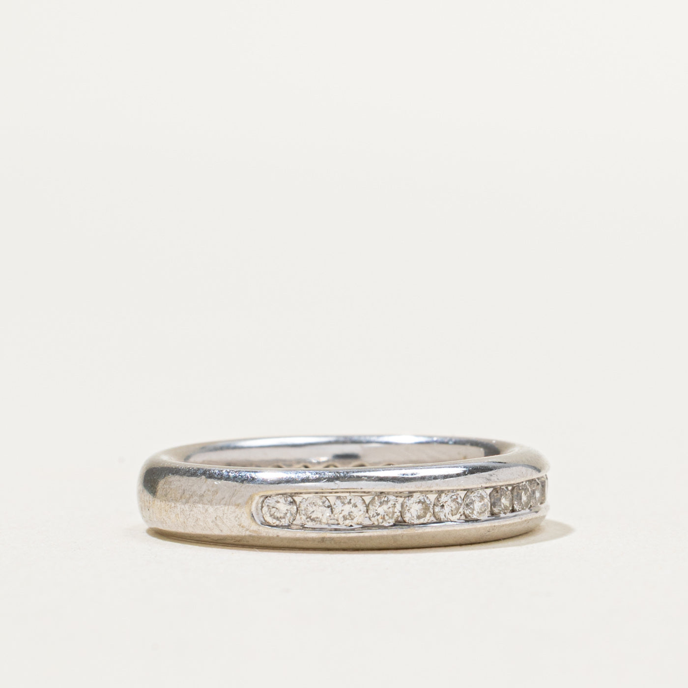 Channel Set Semi Eternity Diamond Band | 0.50ctw | SZ 5