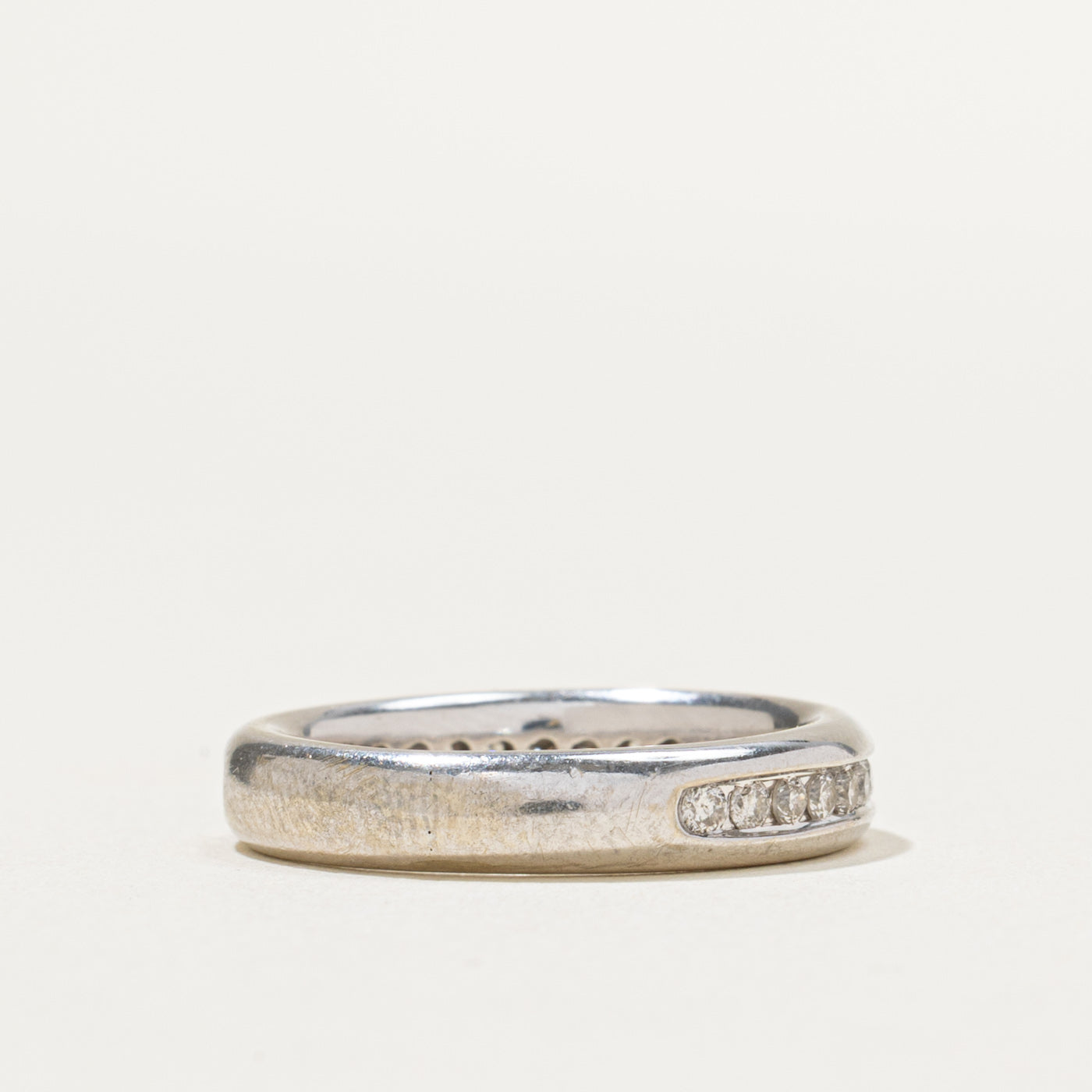 Channel Set Semi Eternity Diamond Band | 0.50ctw | SZ 5