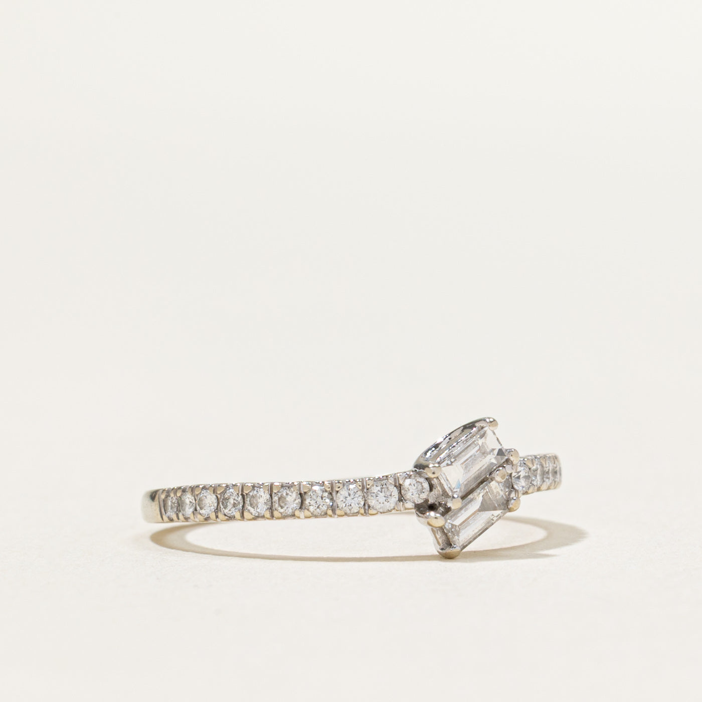 Double Baguette Diamond Ring | 0.46ctw | SZ 6