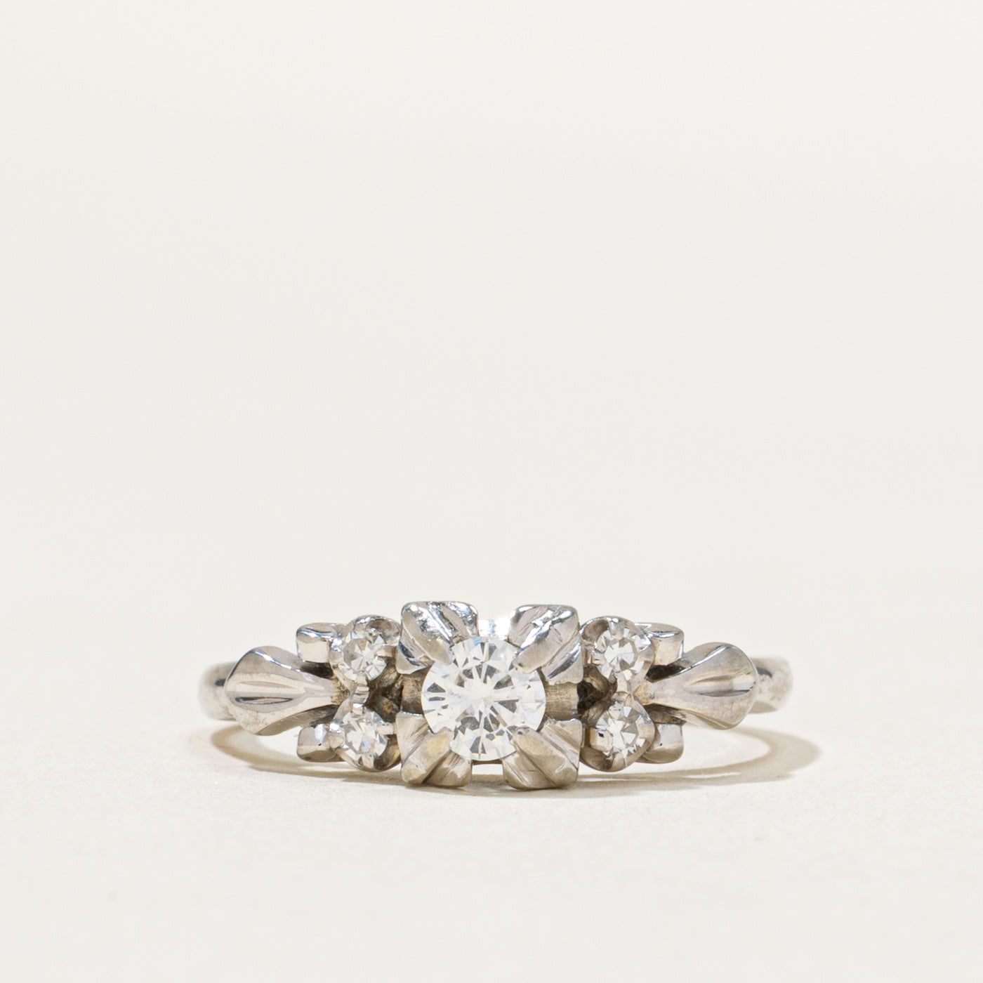 Illusion Set Diamond Engagement Ring | 0.28ctw | SZ 5.5