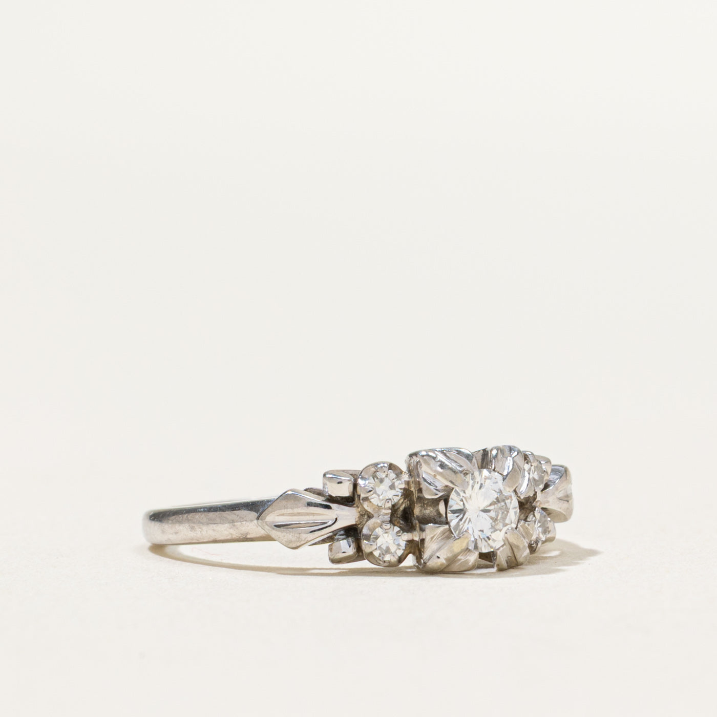 Illusion Set Diamond Engagement Ring | 0.28ctw | SZ 5.5