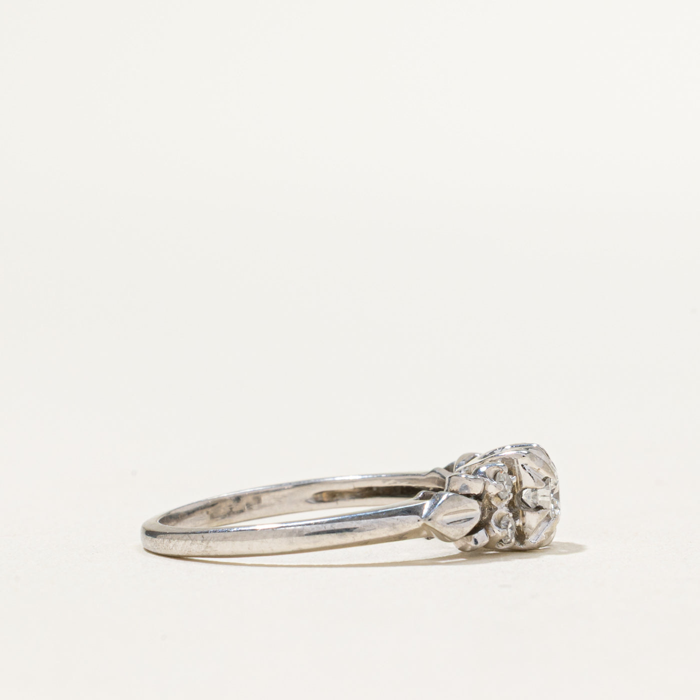 Illusion Set Diamond Engagement Ring | 0.28ctw | SZ 5.5