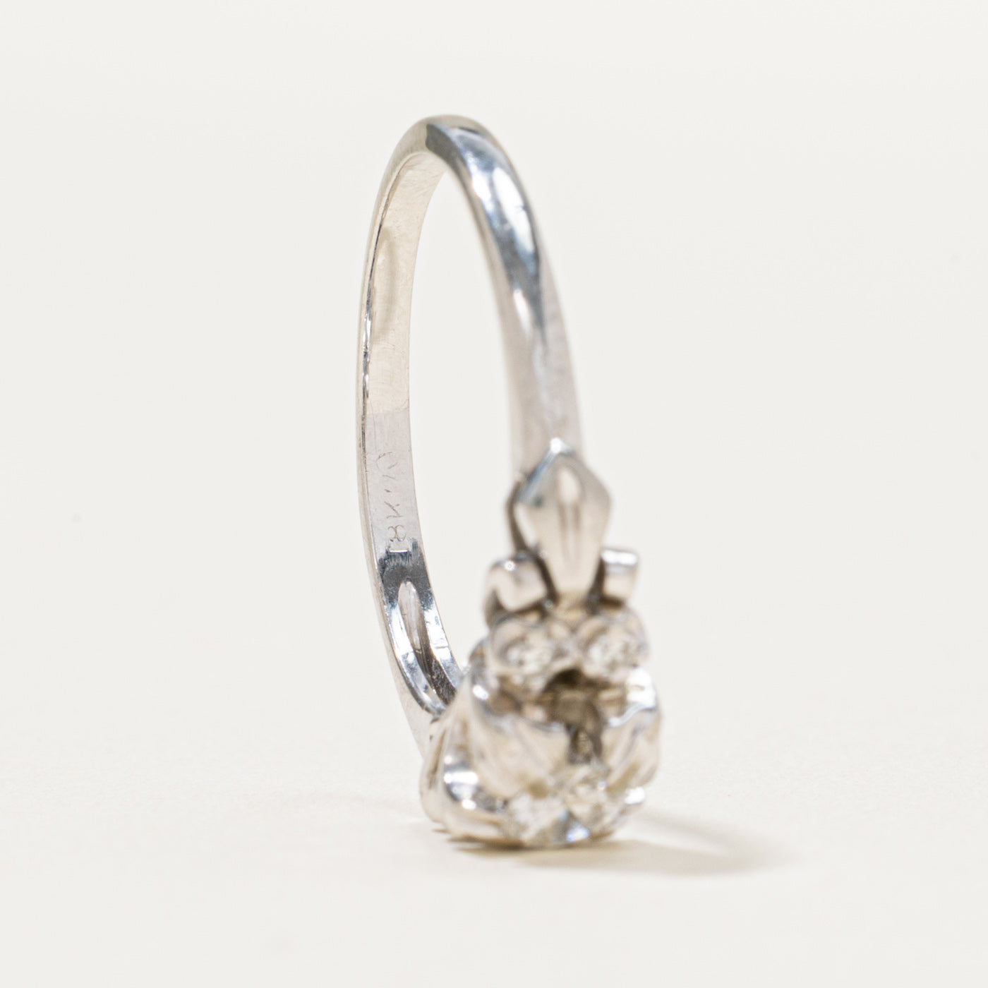 Illusion Set Diamond Engagement Ring | 0.28ctw | SZ 5.5