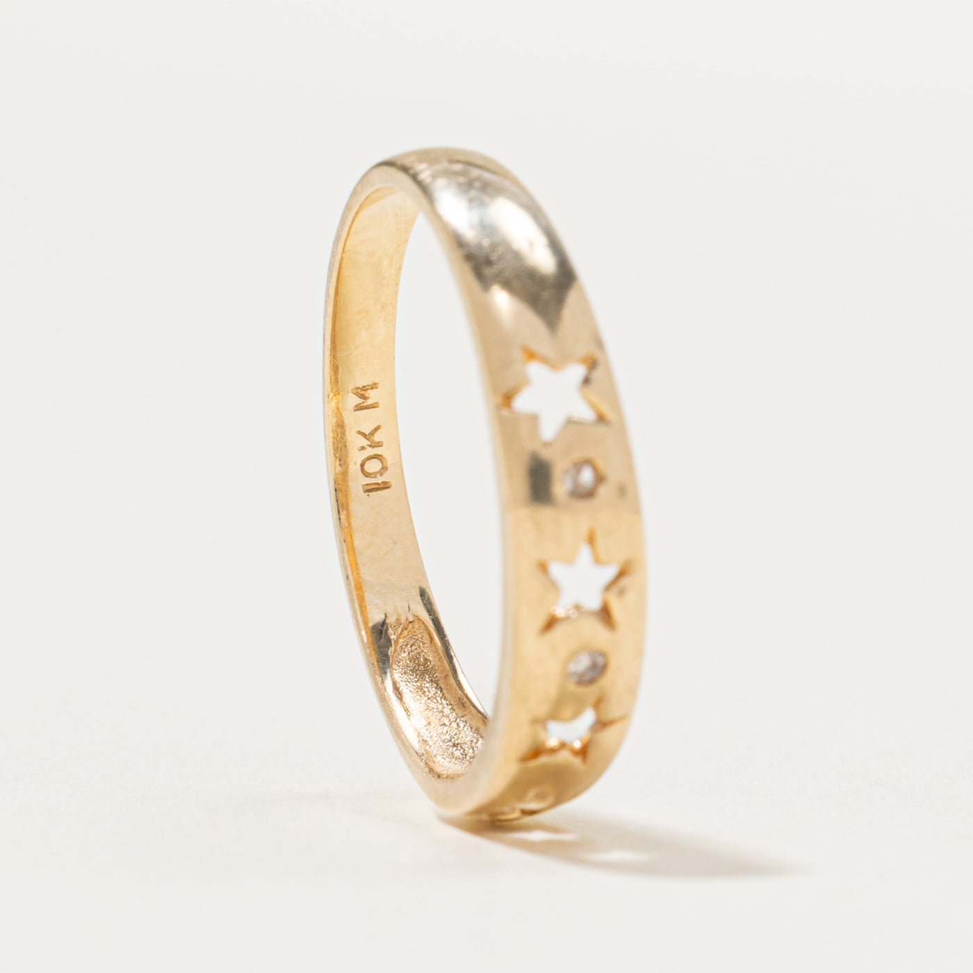Diamond Open Star Band | 0.03ctw | SZ 6