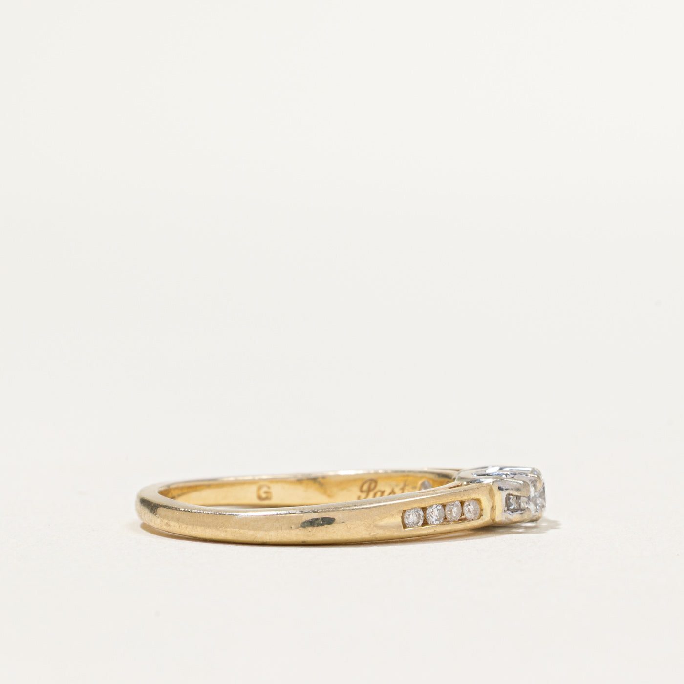 Three Stone Diamond Accented Ring | 0.33ctw | SZ 6.75