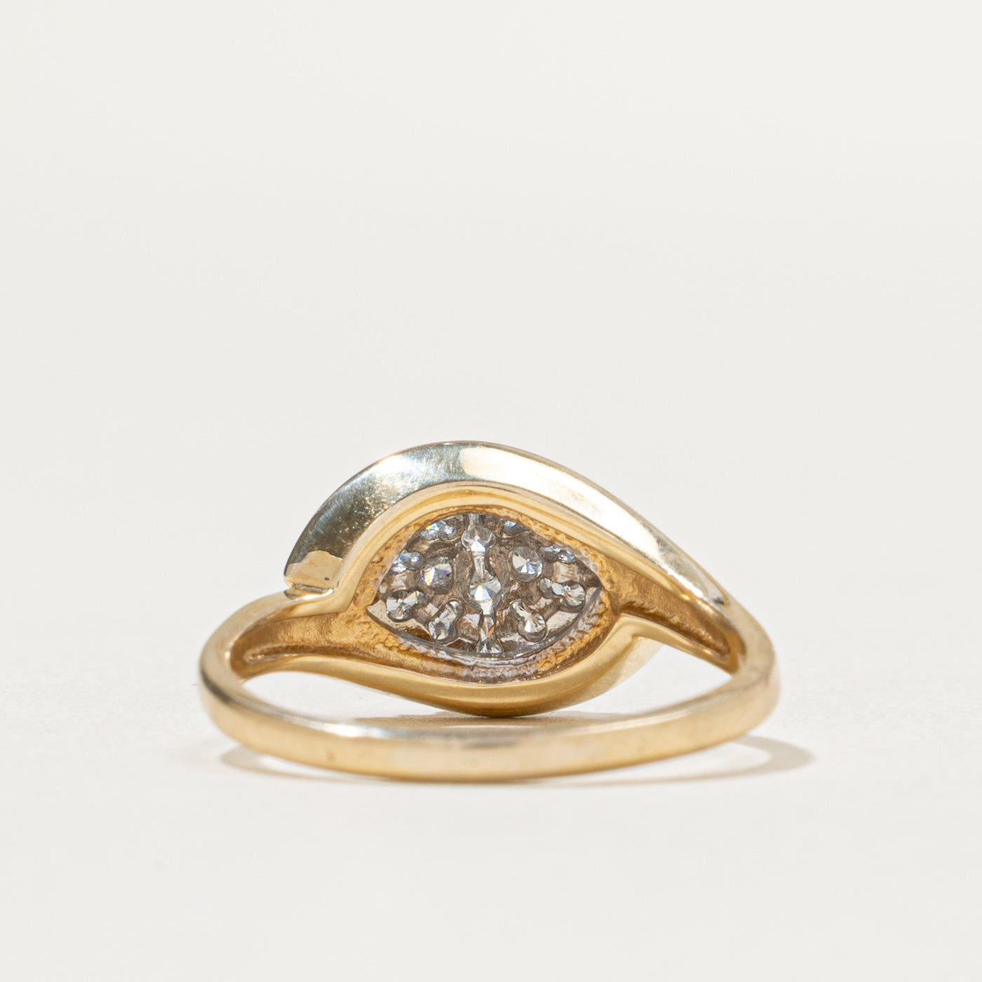 Rhombus Shaped Diamond Cluster Ring | 0.44ctw | SZ 7.25