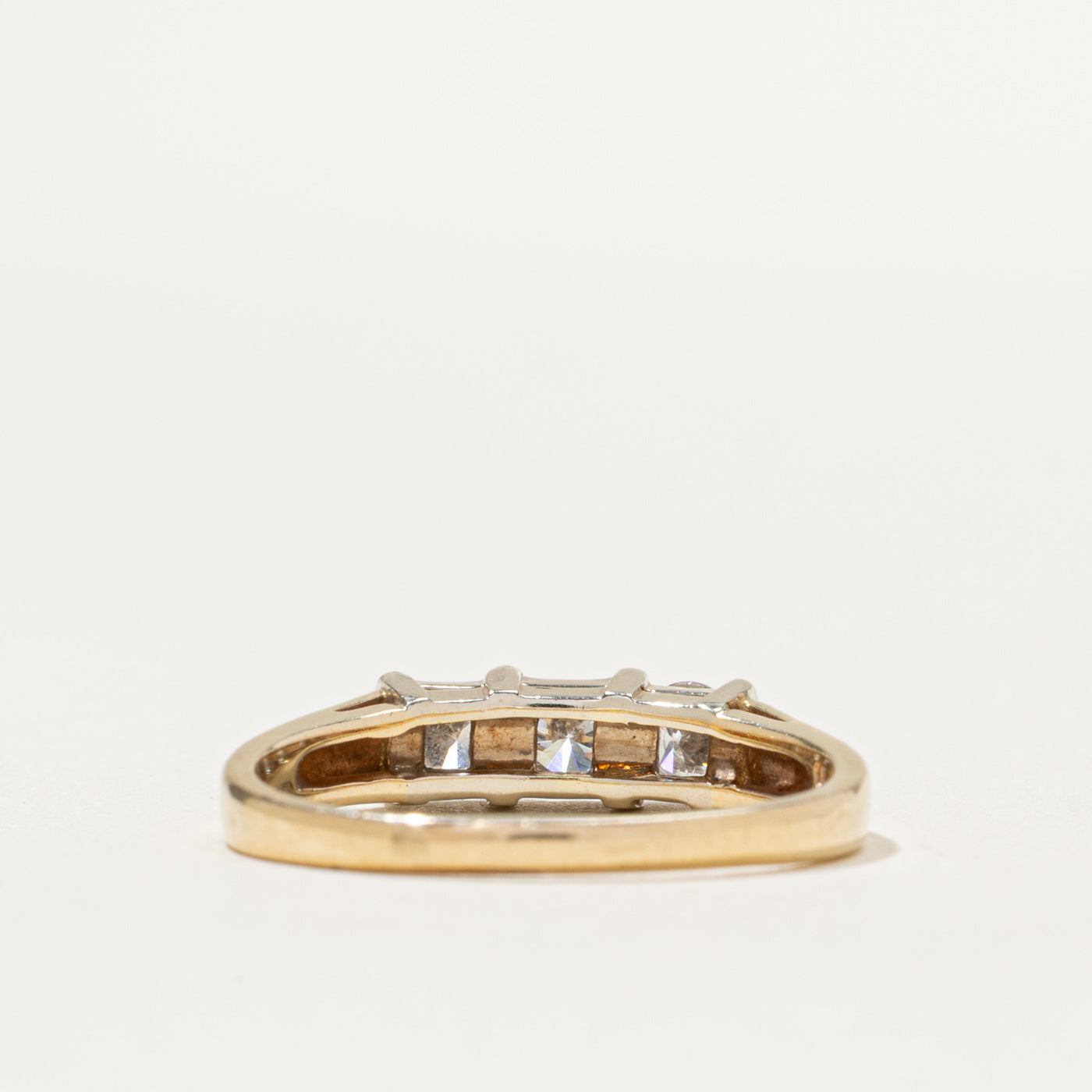 Three Stone Tension Set Diamond Ring | 0.50ctw | SZ 8.75