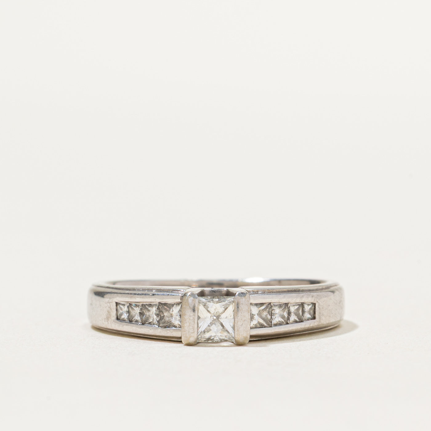 Princess Cut Diamond Engagement Ring | 0.72ctw | SZ 7.5