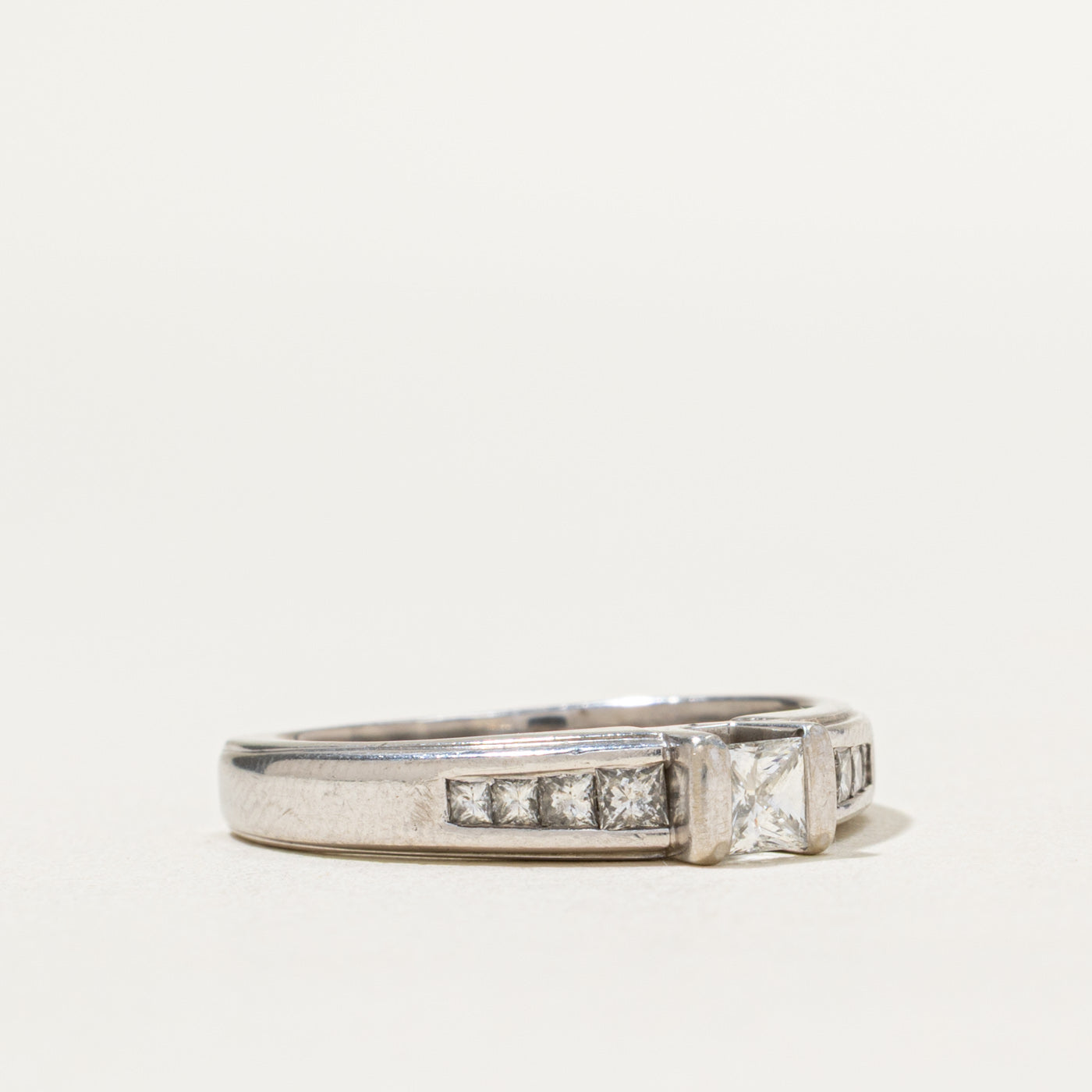 Princess Cut Diamond Engagement Ring | 0.72ctw | SZ 7.5