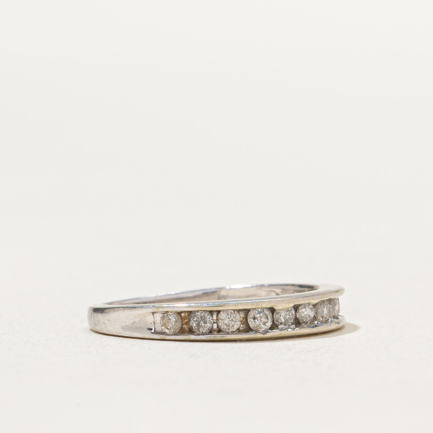 Semi Eternity Channel Set Diamond Band | 0.24ctw | SZ 4
