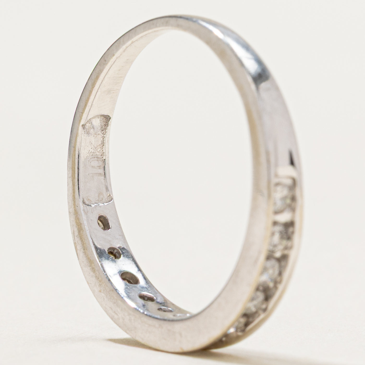 Semi Eternity Channel Set Diamond Band | 0.24ctw | SZ 4