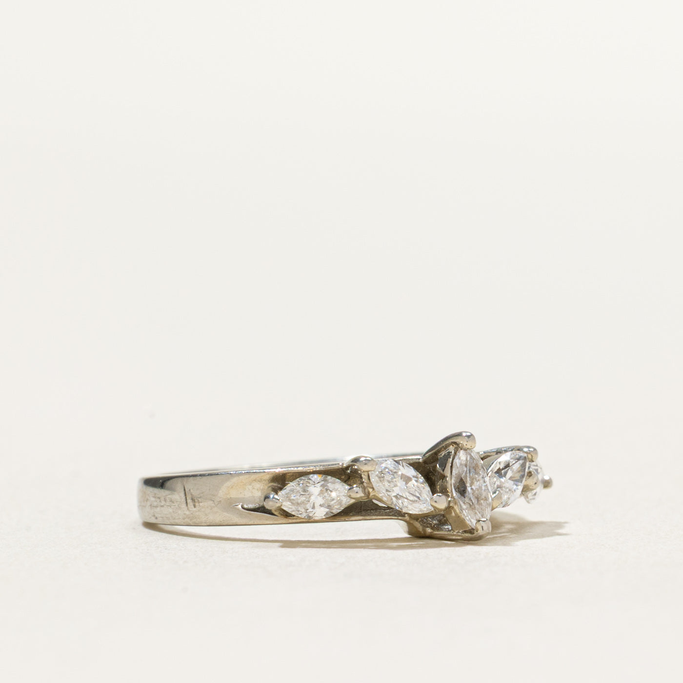 Five Stone Marquise Cut Diamond Ring | 0.60ctw | SZ 4.5