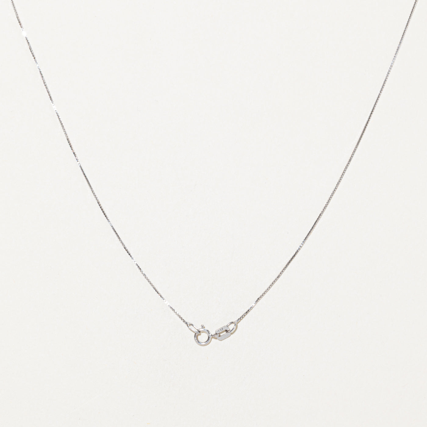 Bezel Set Diamond Necklace | 0.15ct | 18"