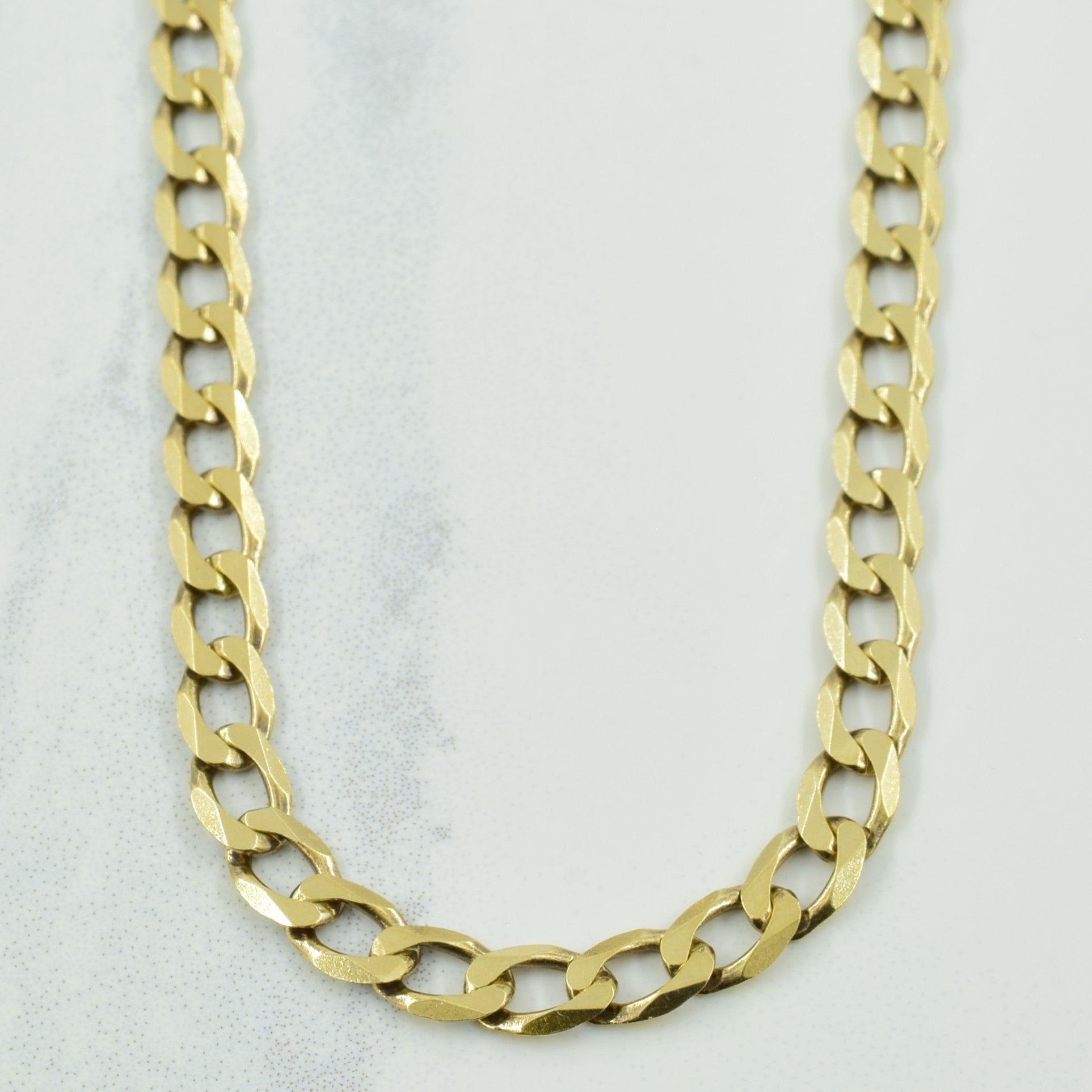 10k Yellow Gold Cuban Link Chain | 20" |