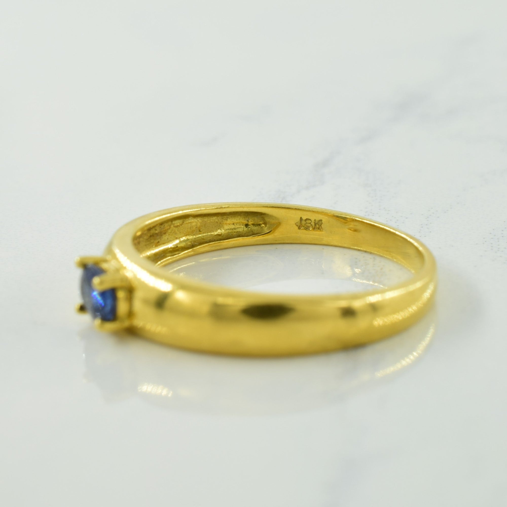 Blue Sapphire Ring | 0.18ct | SZ 6.5 |