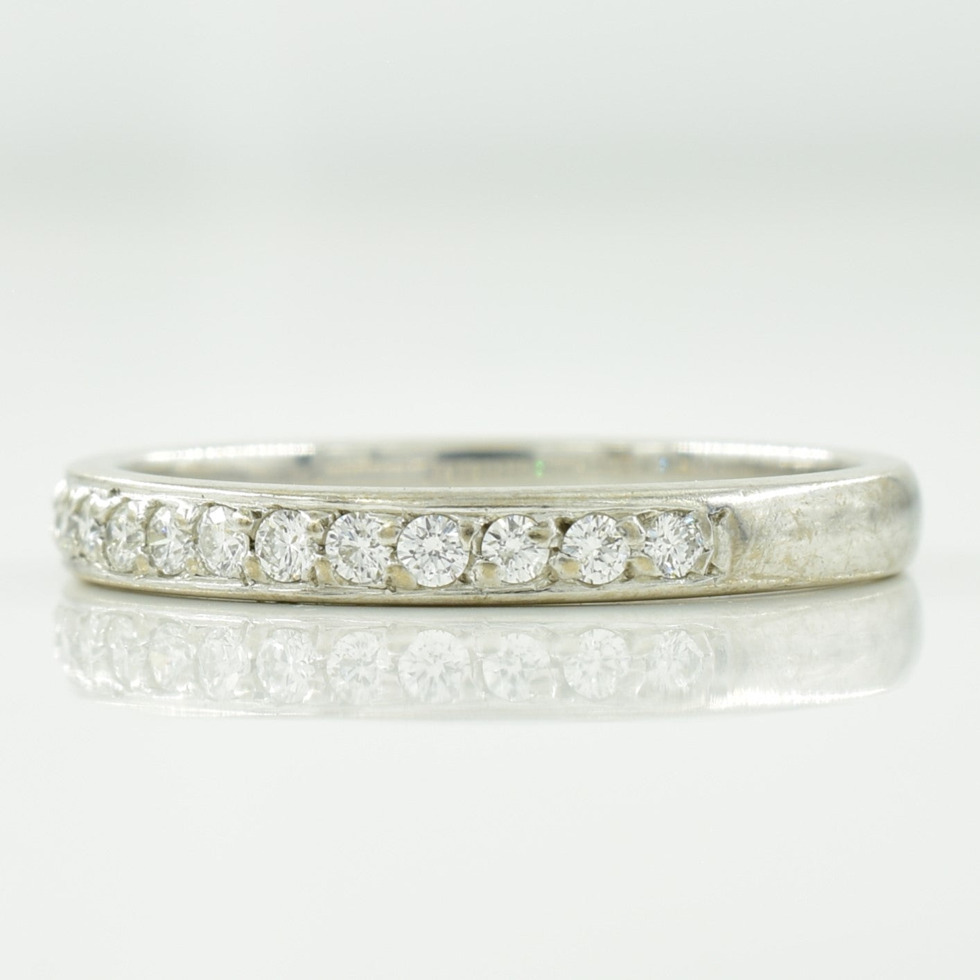 Semi Eternity Diamond Ring | 0.18ctw | SZ 5.25 |