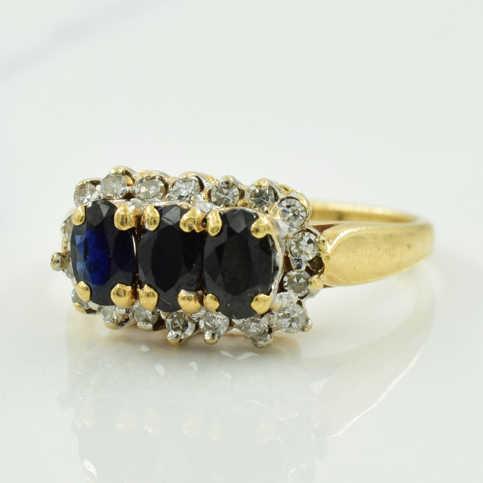 Sapphire & Diamond Ring | 0.75ctw, 0.10ctw | SZ 5.75 |