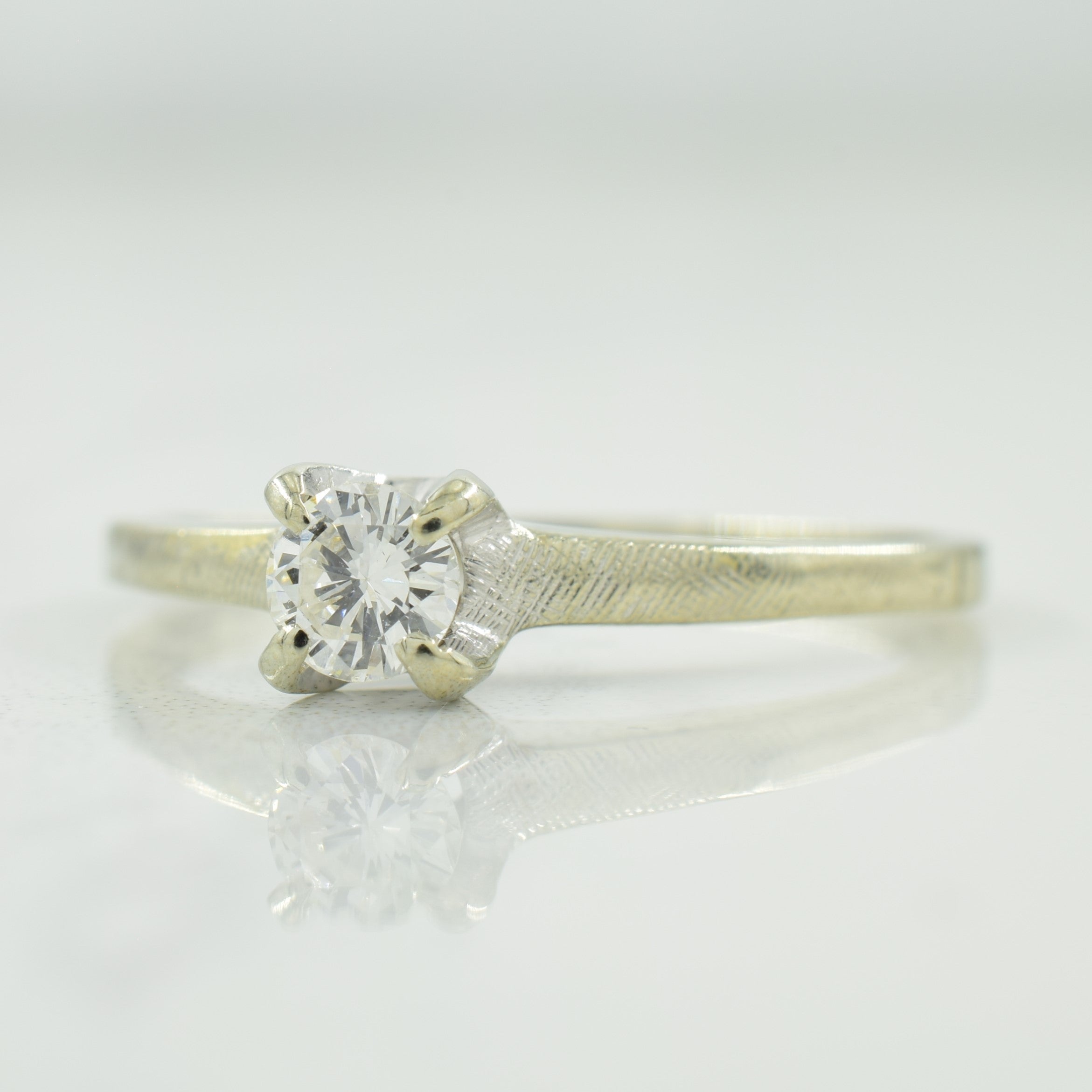 Solitaire Diamond Ring | 0.23ct | SZ 7.75 |