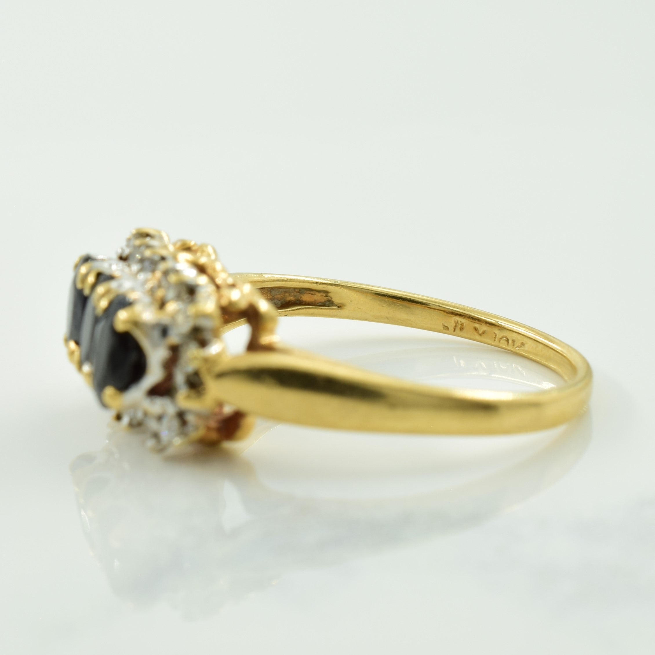 Sapphire & Diamond Ring | 0.75ctw, 0.10ctw | SZ 5.75 |