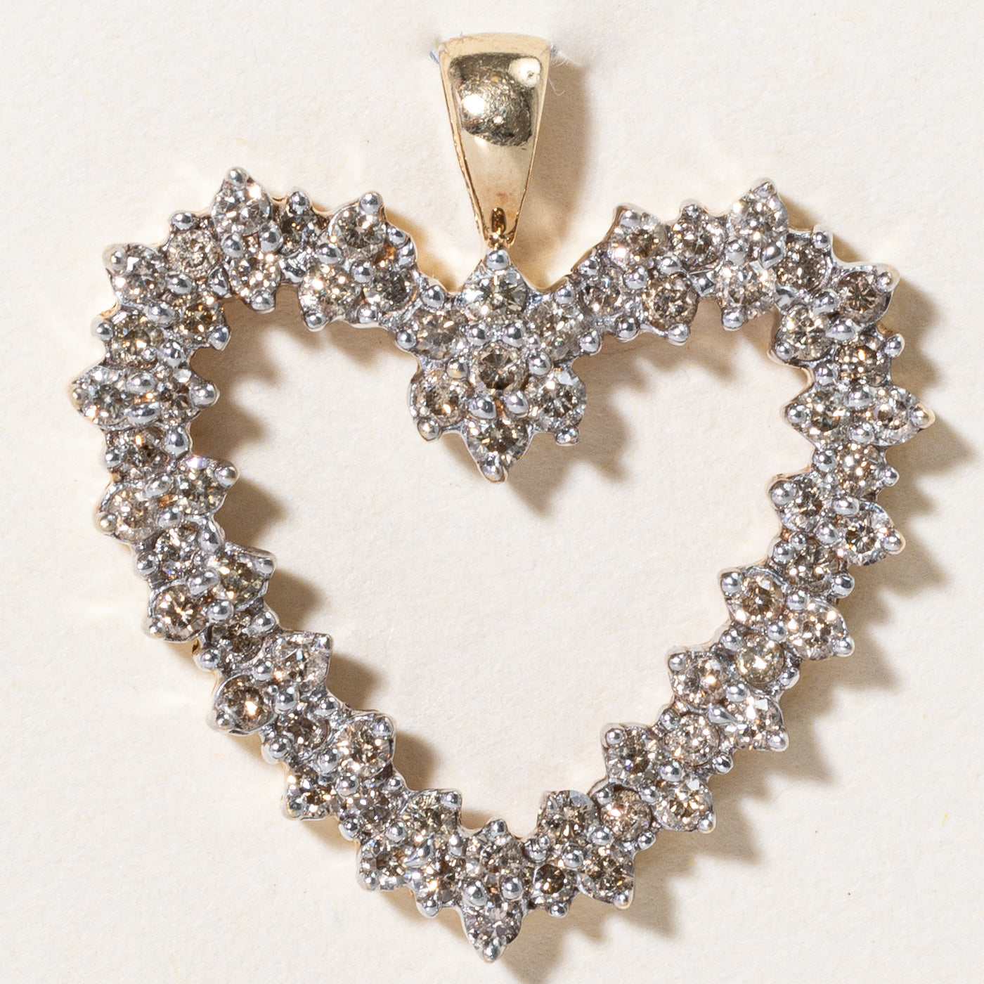 Diamond Heart Pendant | 0.95ctw |