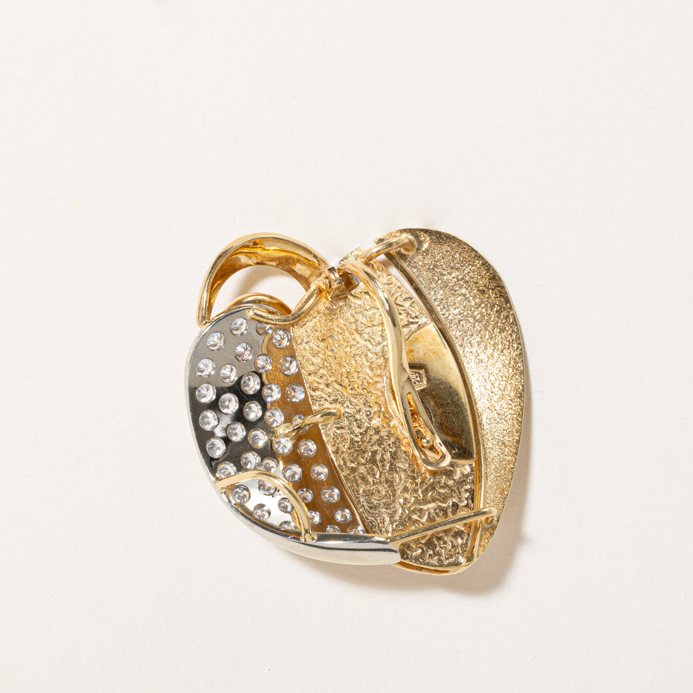 Pave Set Diamond Abstract Pendant | 1.00ctw |