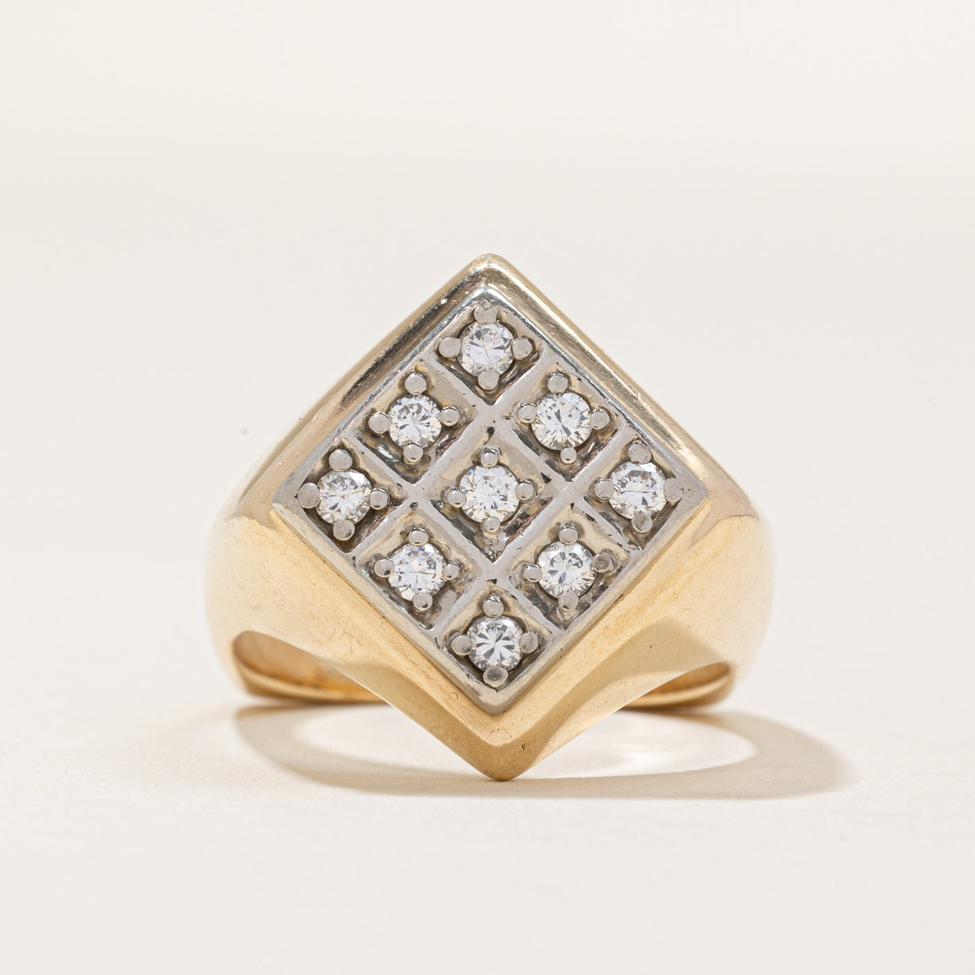Diamond Cocktail Ring | 0.36ctw | SZ 8 |