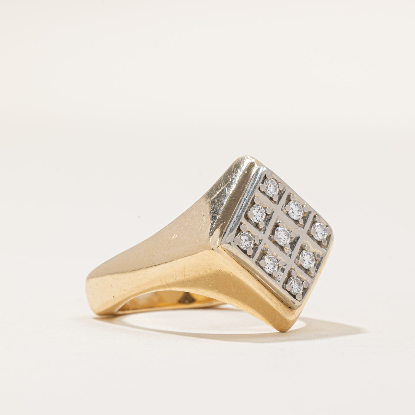 Diamond Cocktail Ring | 0.36ctw | SZ 8 |