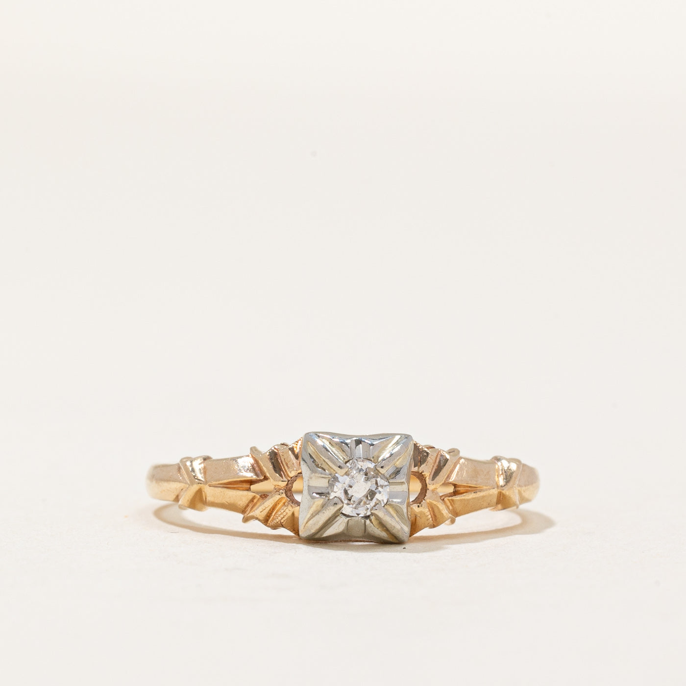 Bague Illusion Ste Diamant | 0,07 ct | Taille 6 |
