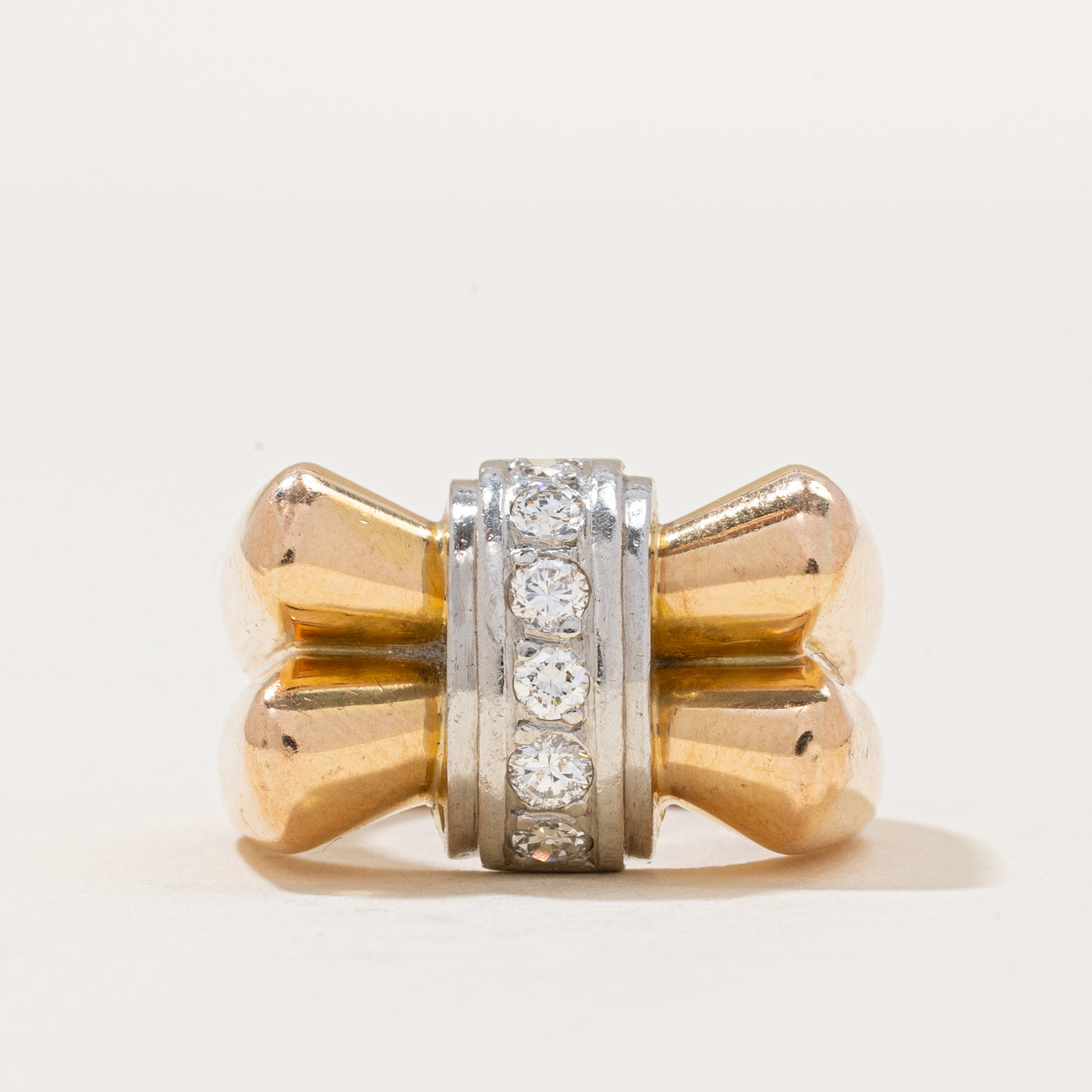 Diamond Bow Ring | 0.30ctw | SZ 6.5 |