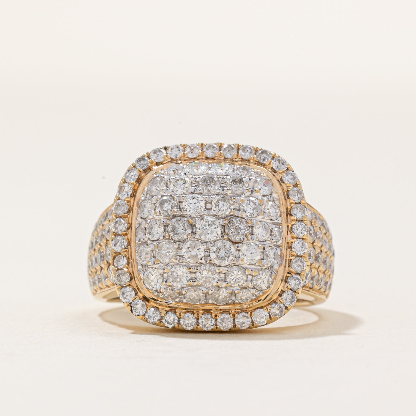 Pave Set Diamond Ring | 1.93ctw | SZ 8.25 |