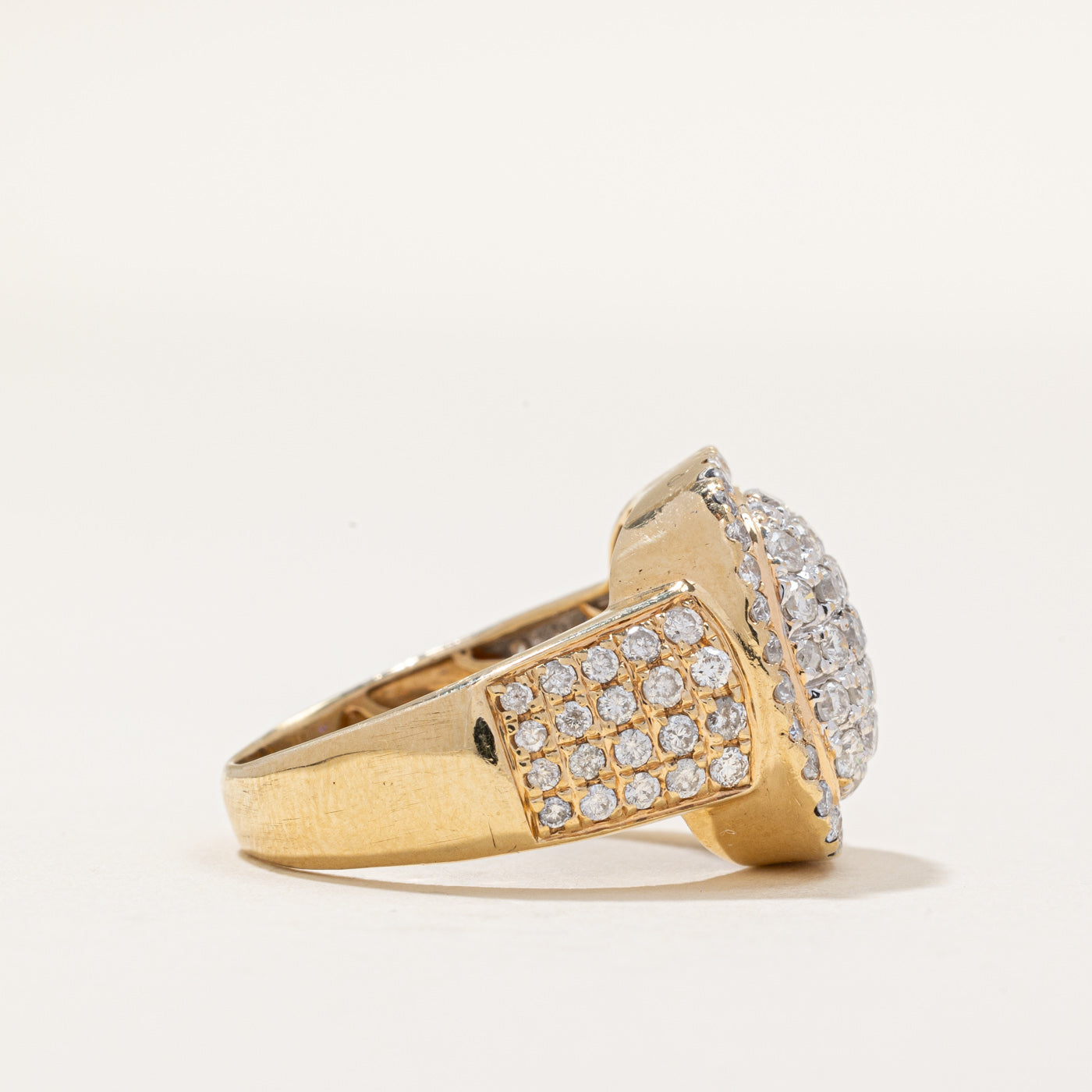 Pave Set Diamond Ring | 1.93ctw | SZ 8.25 |
