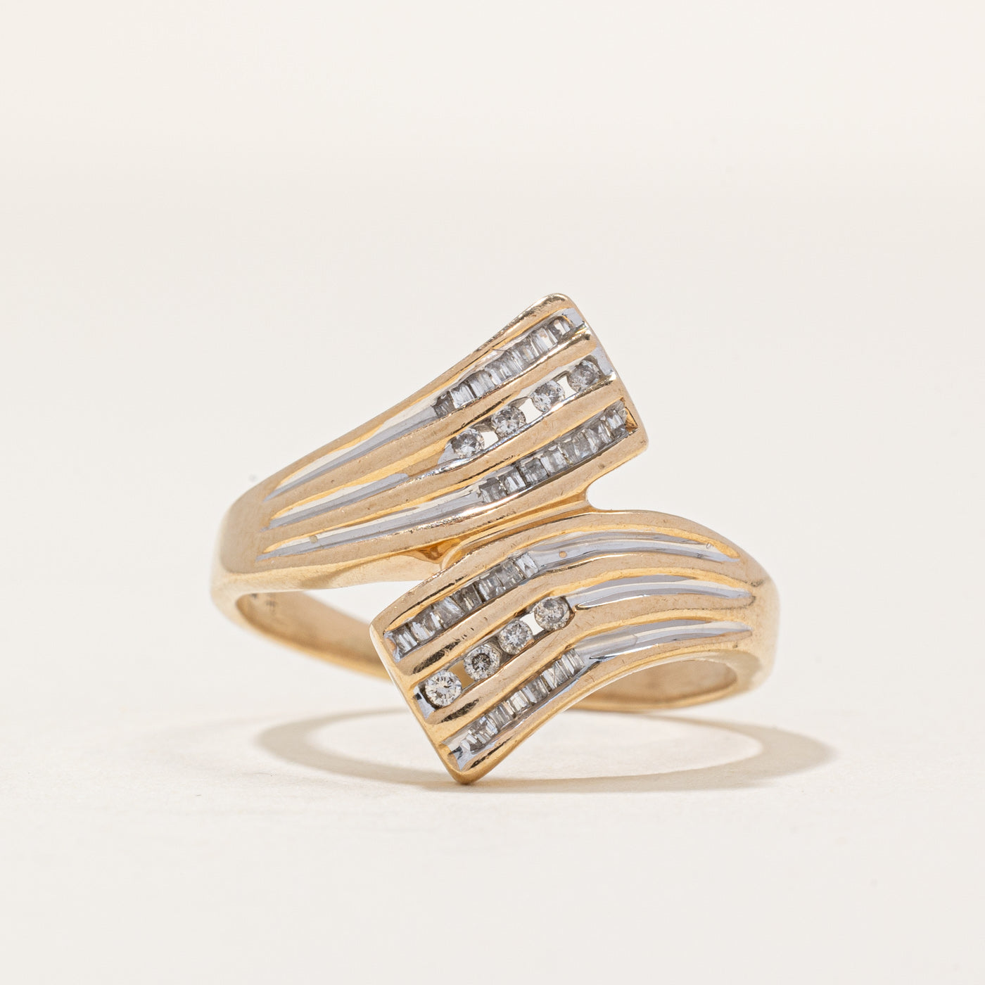 Diamond Waterfall Ring | 0.24ctw | SZ 8.75 |