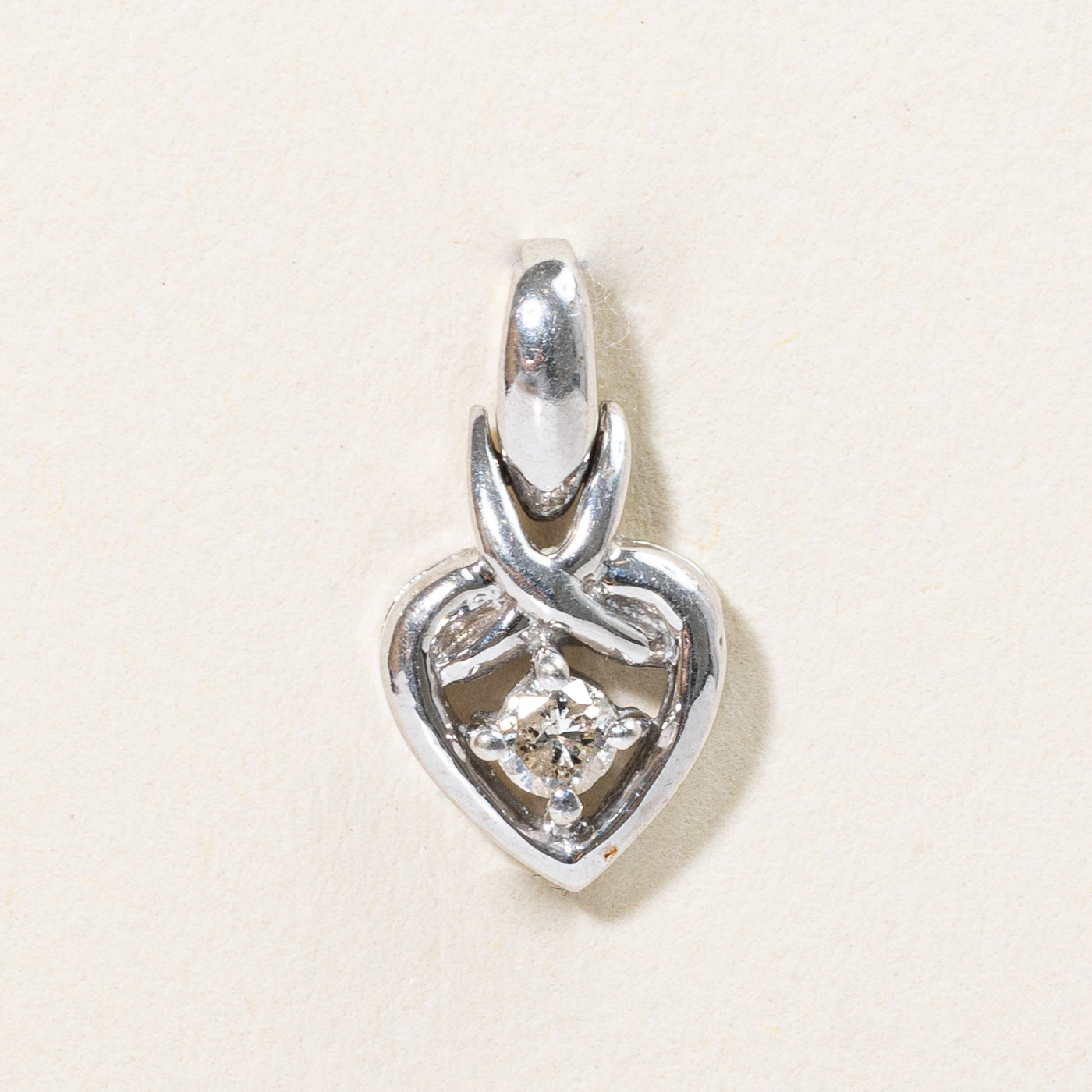 Diamond Heart Pendant | 0.08ct |