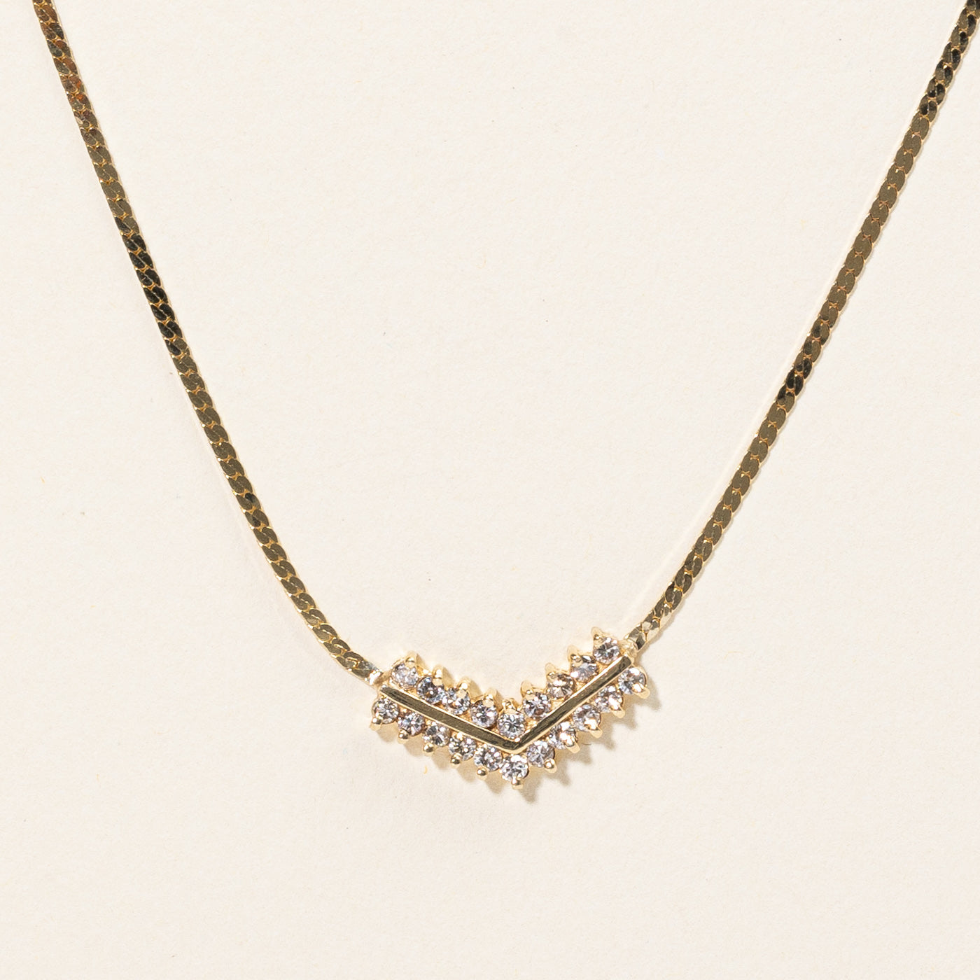 Diamond Pendant Necklace | 0.40ctw | 16" |