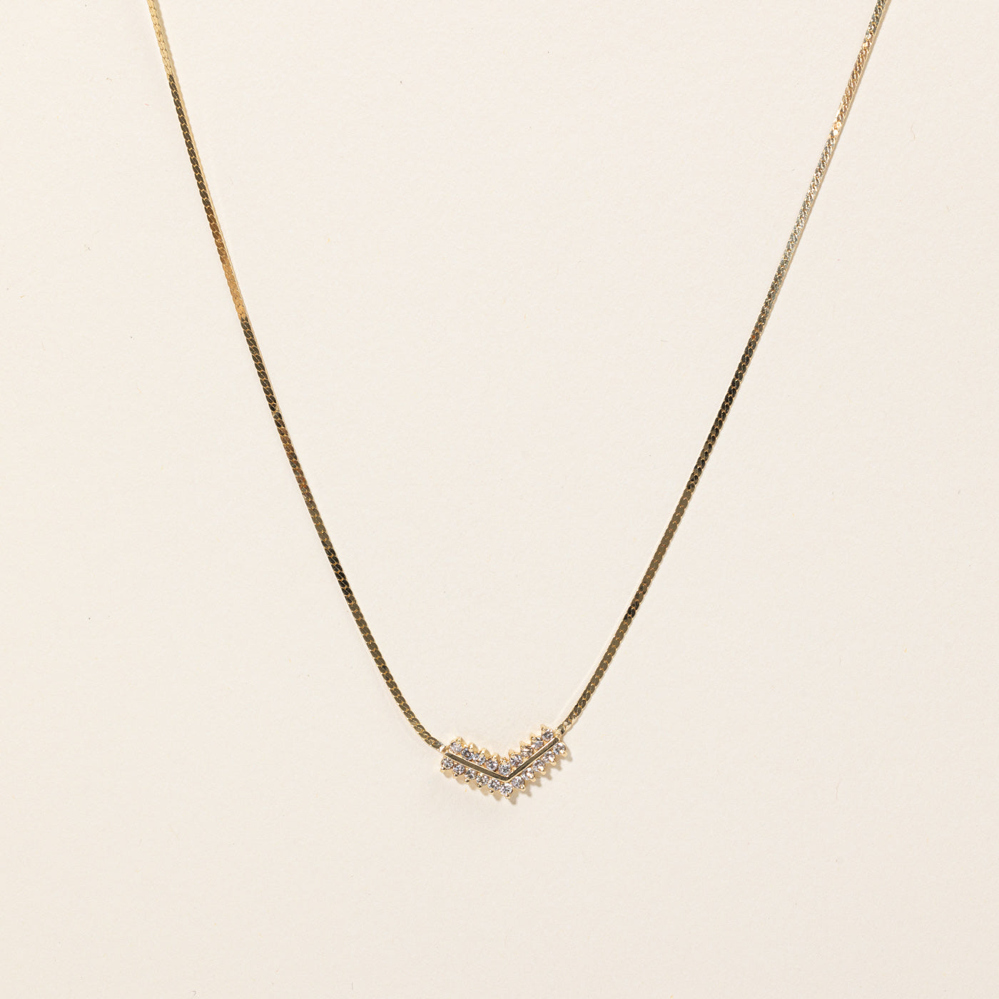 Diamond Pendant Necklace | 0.40ctw | 16" |