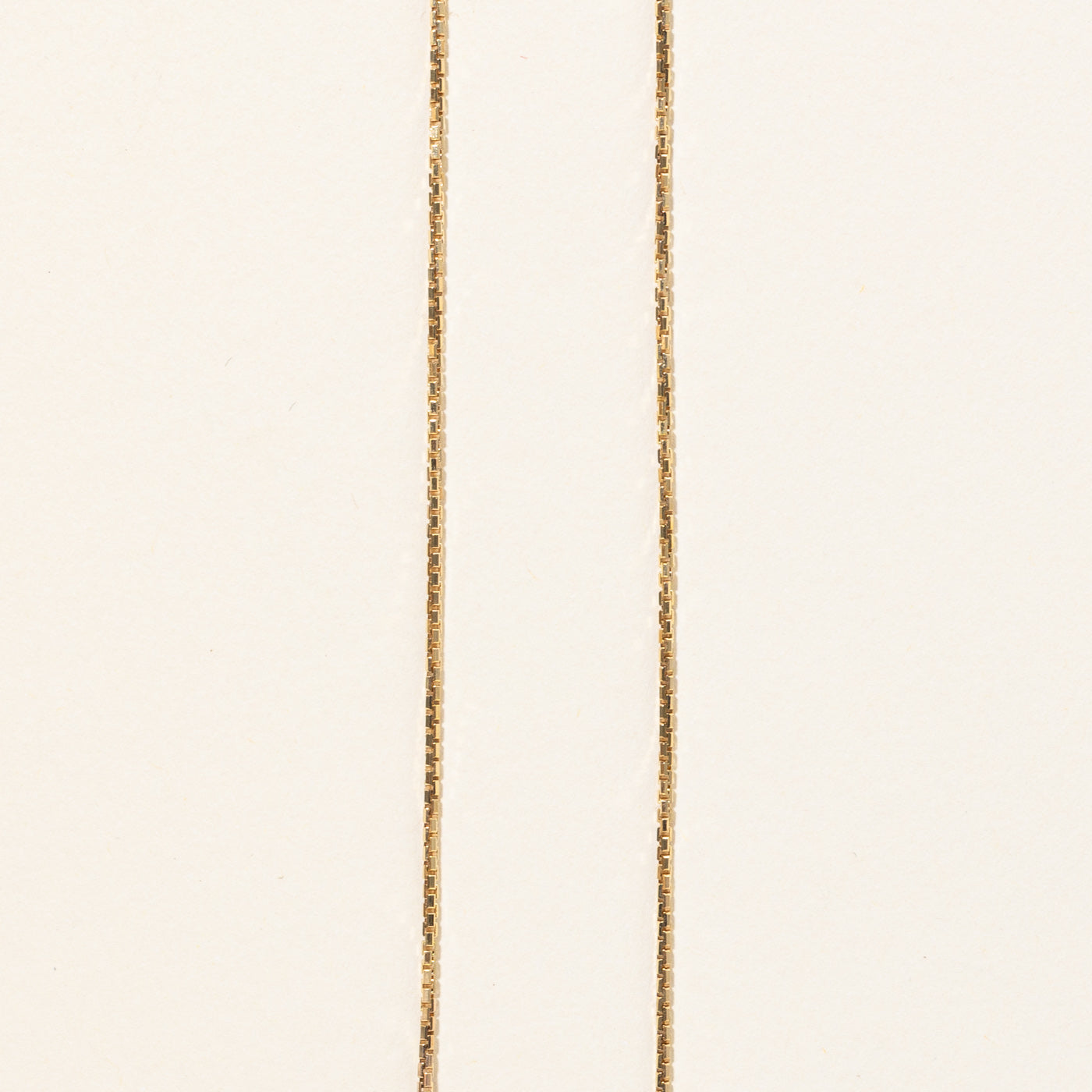 10k Yellow Gold Box Link Chain | 18" |