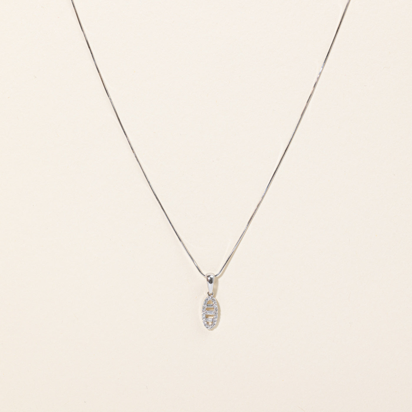 Diamond Pendant & Necklace | 0.21ctw | 18" |